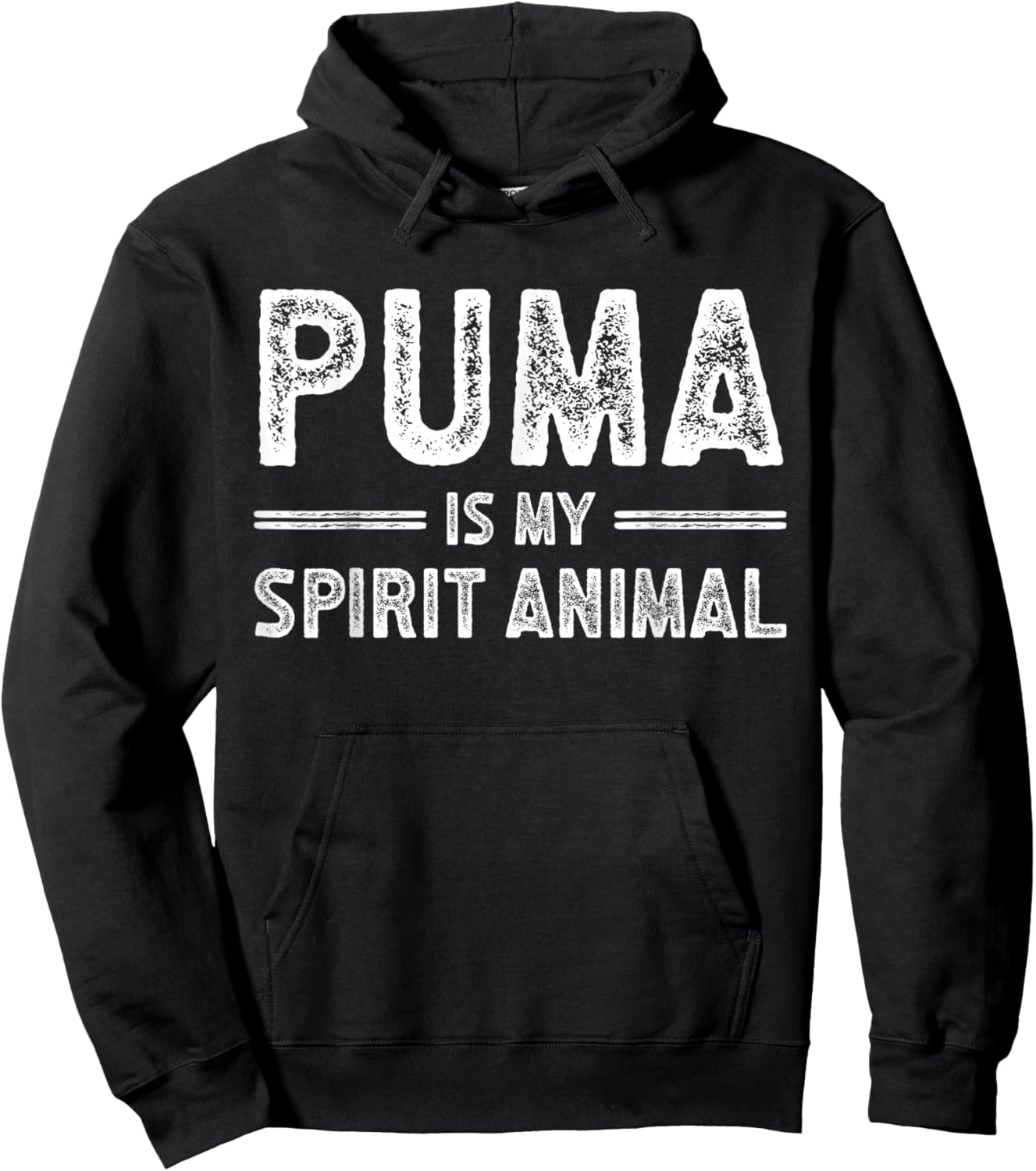 Puma is My Spirit Animal for Puma Lover Hoodie - Hoodie | Black