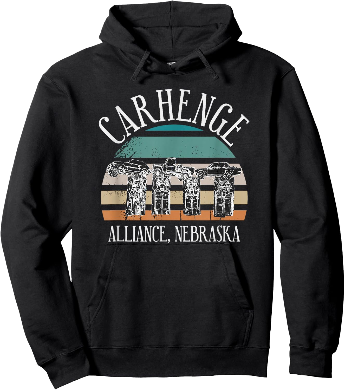 Carhenge Alliance Nebraska Hoodie - Hoodie | Black