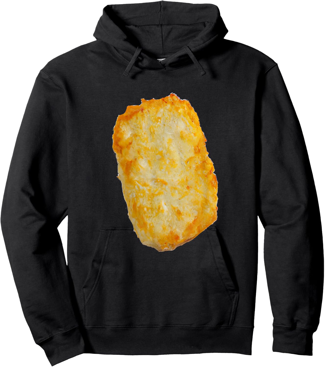Breakfast and Brunch Hash Brown Potatoes Hoodie - Hoodie | Black