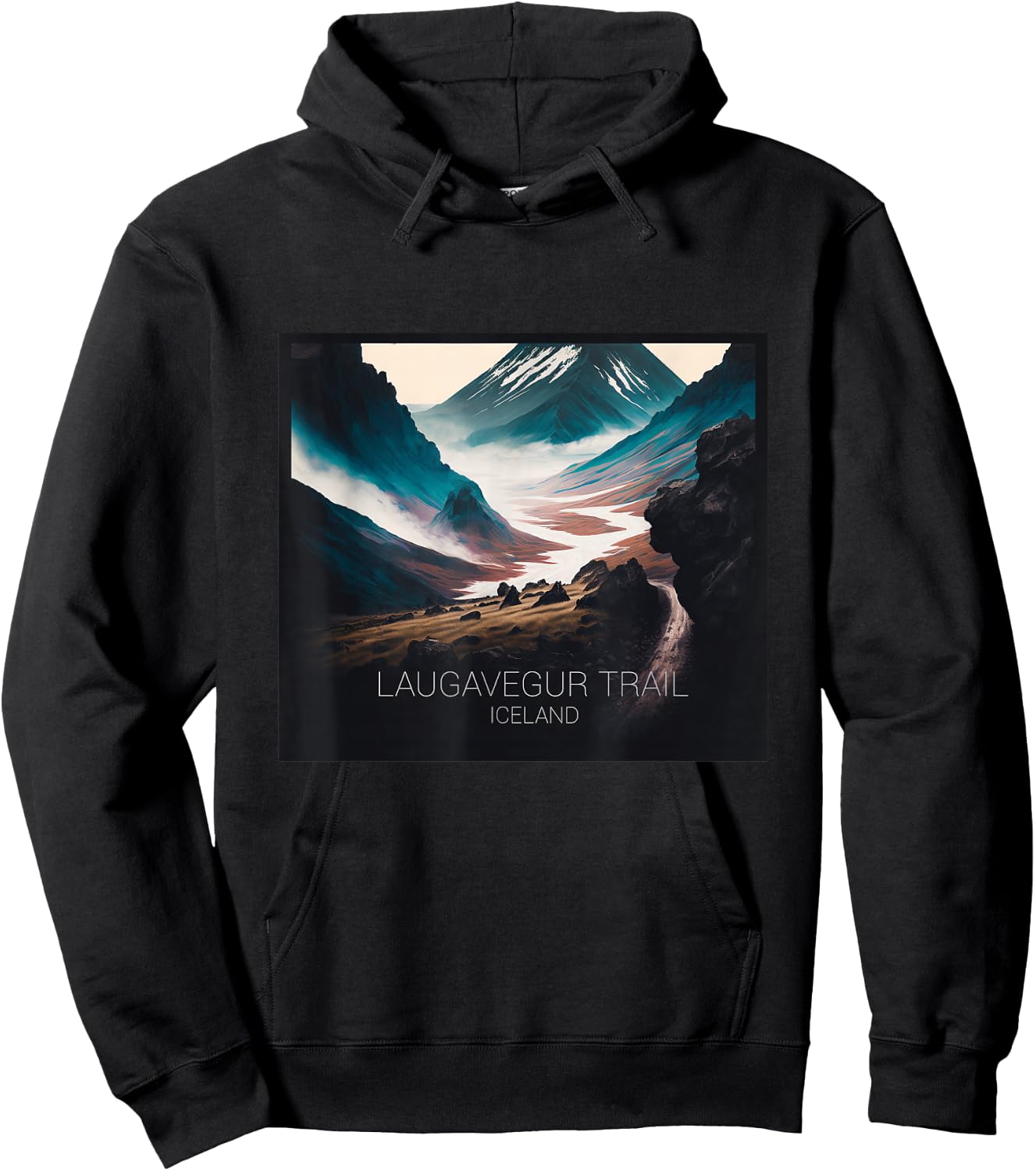 Laugavegur Trail Iceland Hoodie - Hoodie | Black