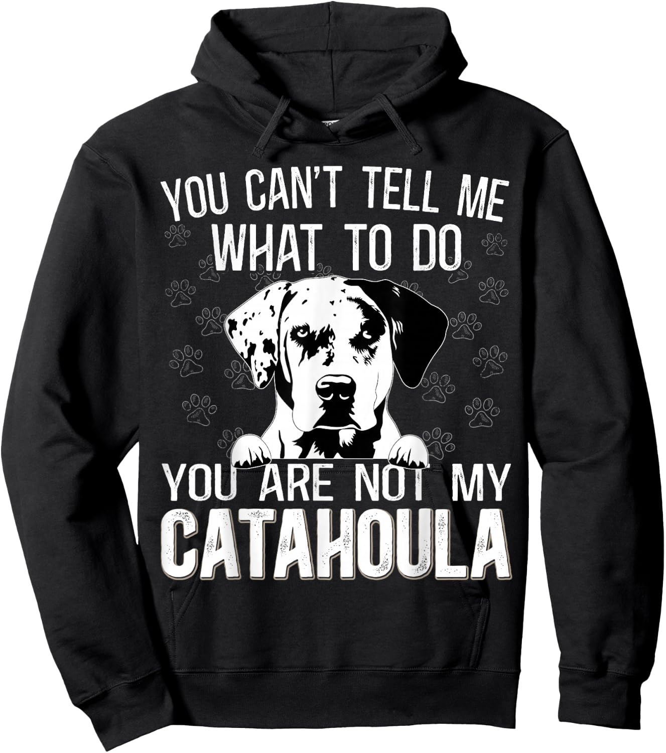 Leopard Hound Mama Toys Louisiana Catahoula Leopard Dog Hoodie - Hoodie | Black