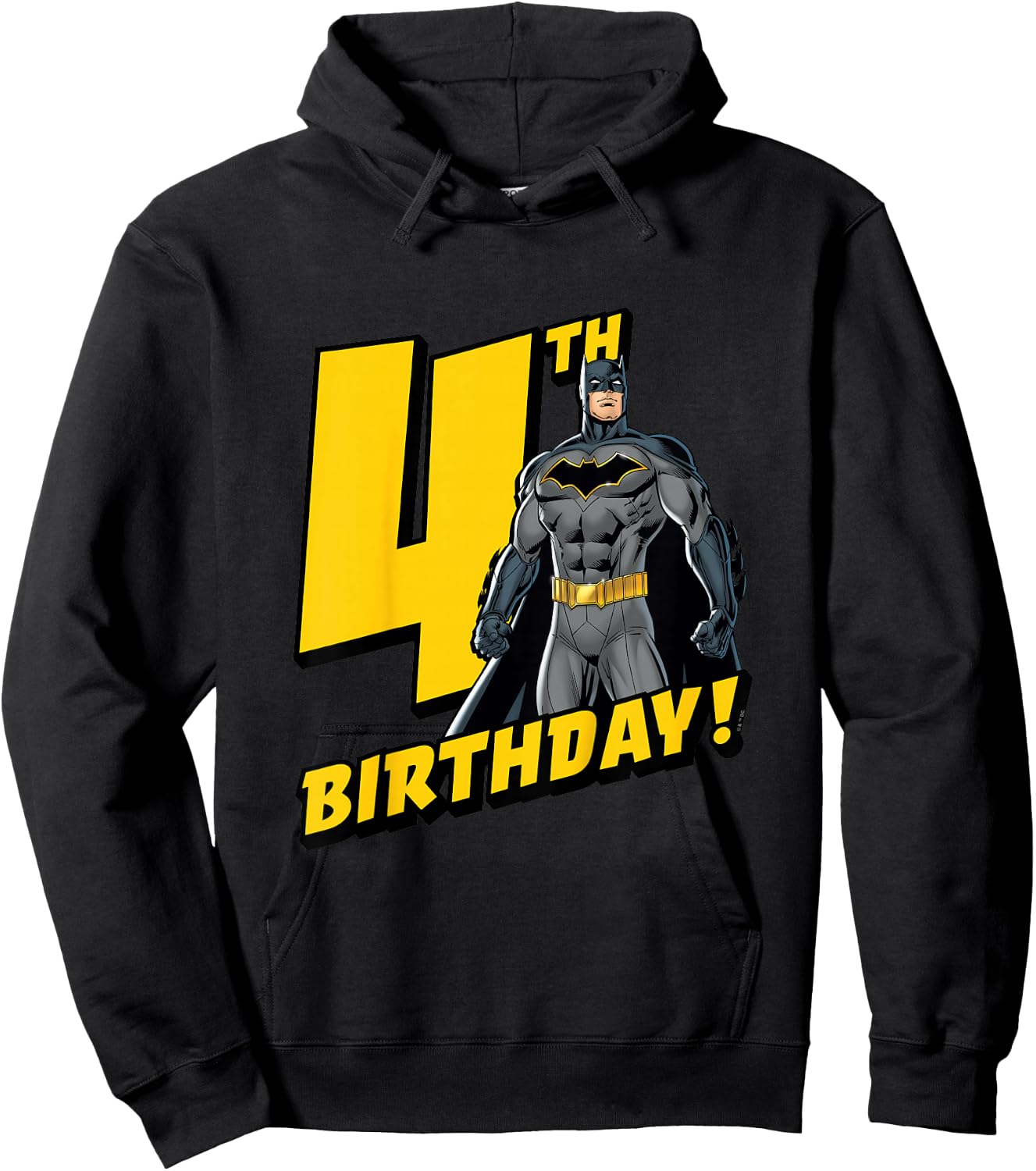Batman 4th Birthday Hoodie - Hoodie | Black