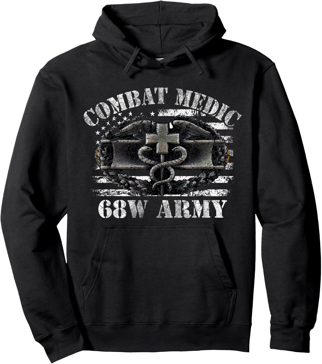 68W Combat Medic US ARMY, Perfect Veteran Medical Military Hoodie - Hoodie | Black