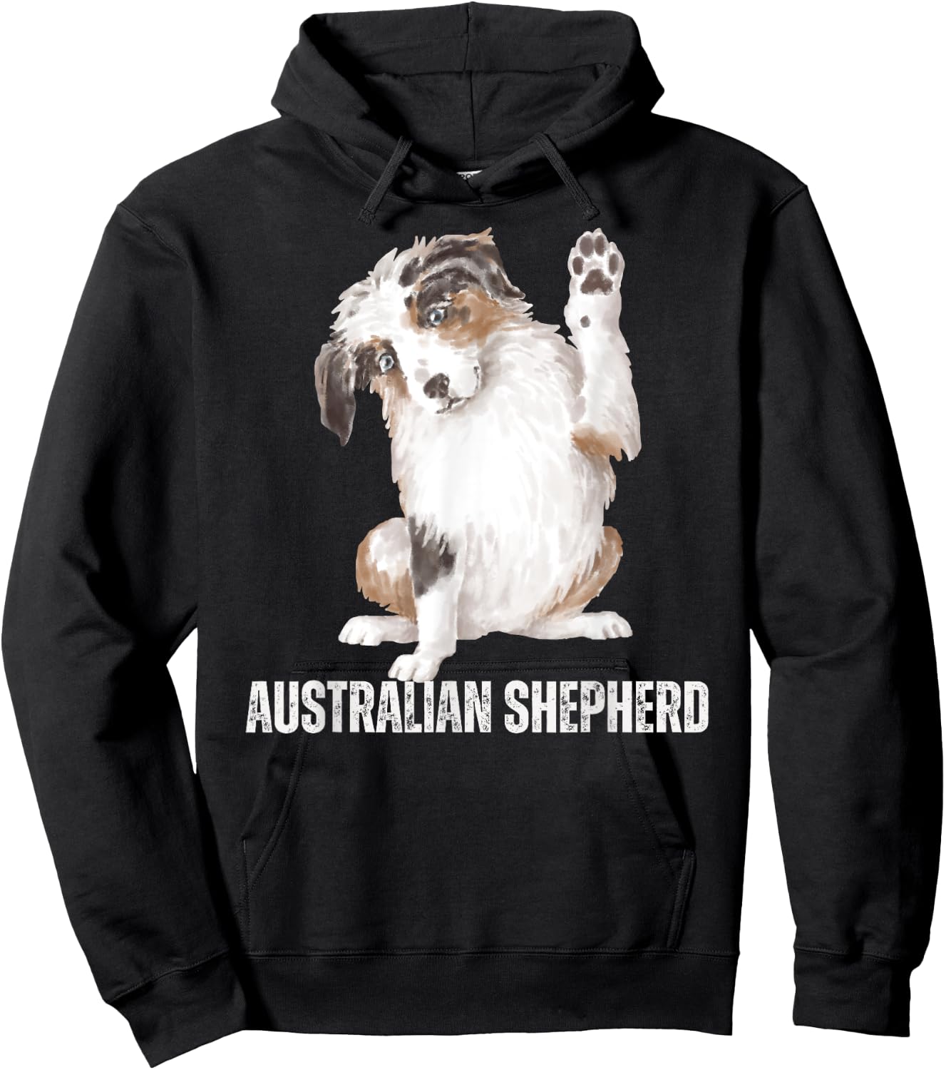 Australian Shepherd Dog Lover Gifts Shirt Aussie Dog Hoodie - Hoodie | Black