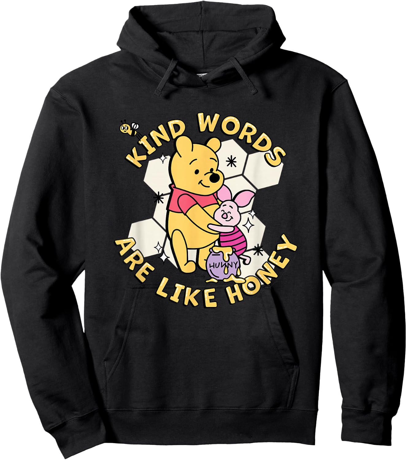 Winnie The Pooh - Kind Words are Like Honey Hoodie - Hoodie | Black