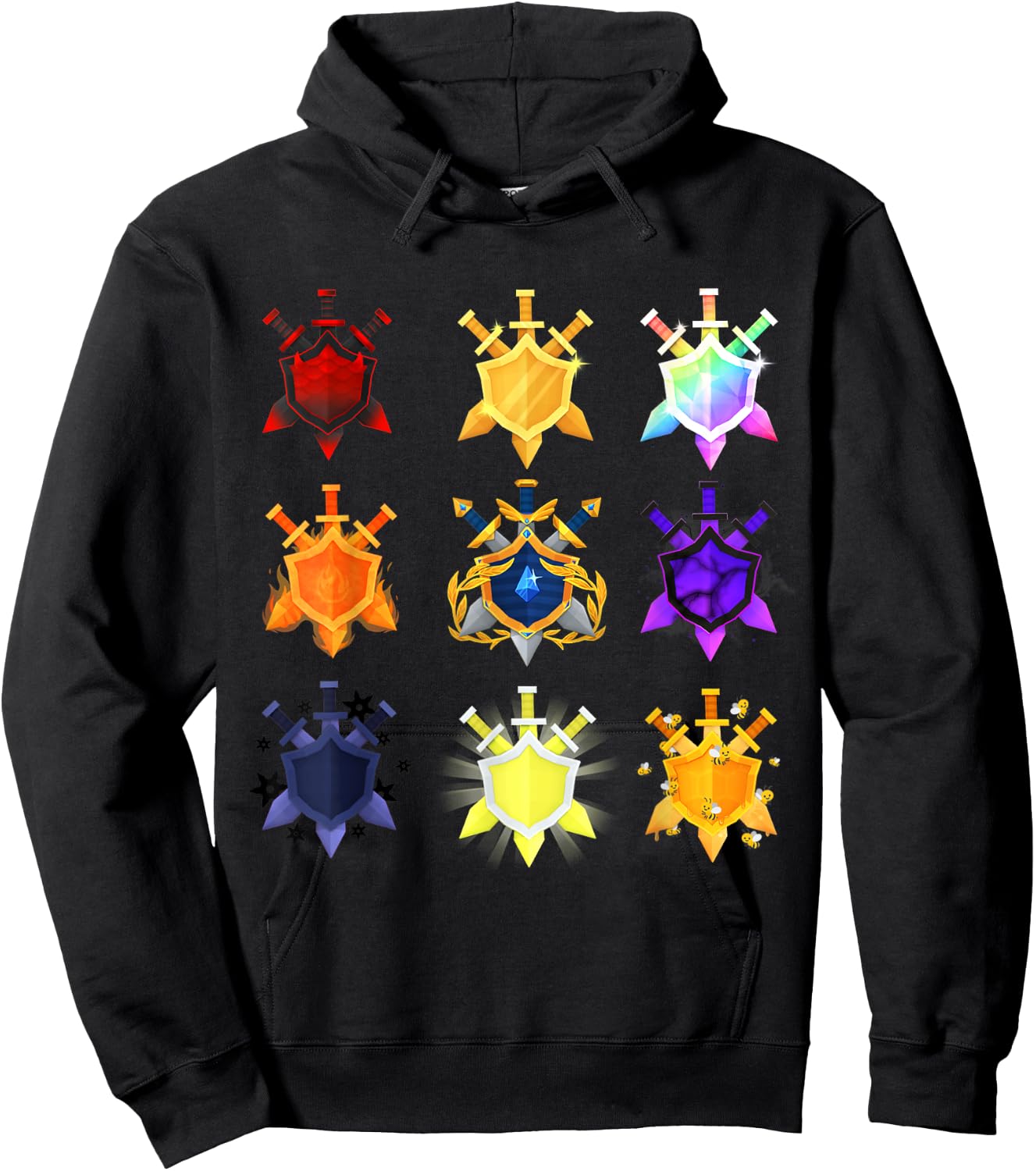 Treasure Quest Emblems Hoodie - Hoodie | Black