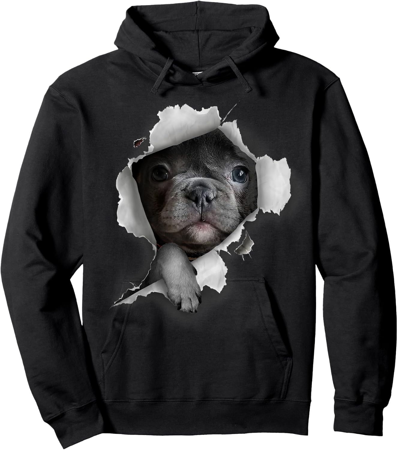 French Bulldog, Funny Dog Owner, Cute French Bulldog Hoodie - Hoodie | Black