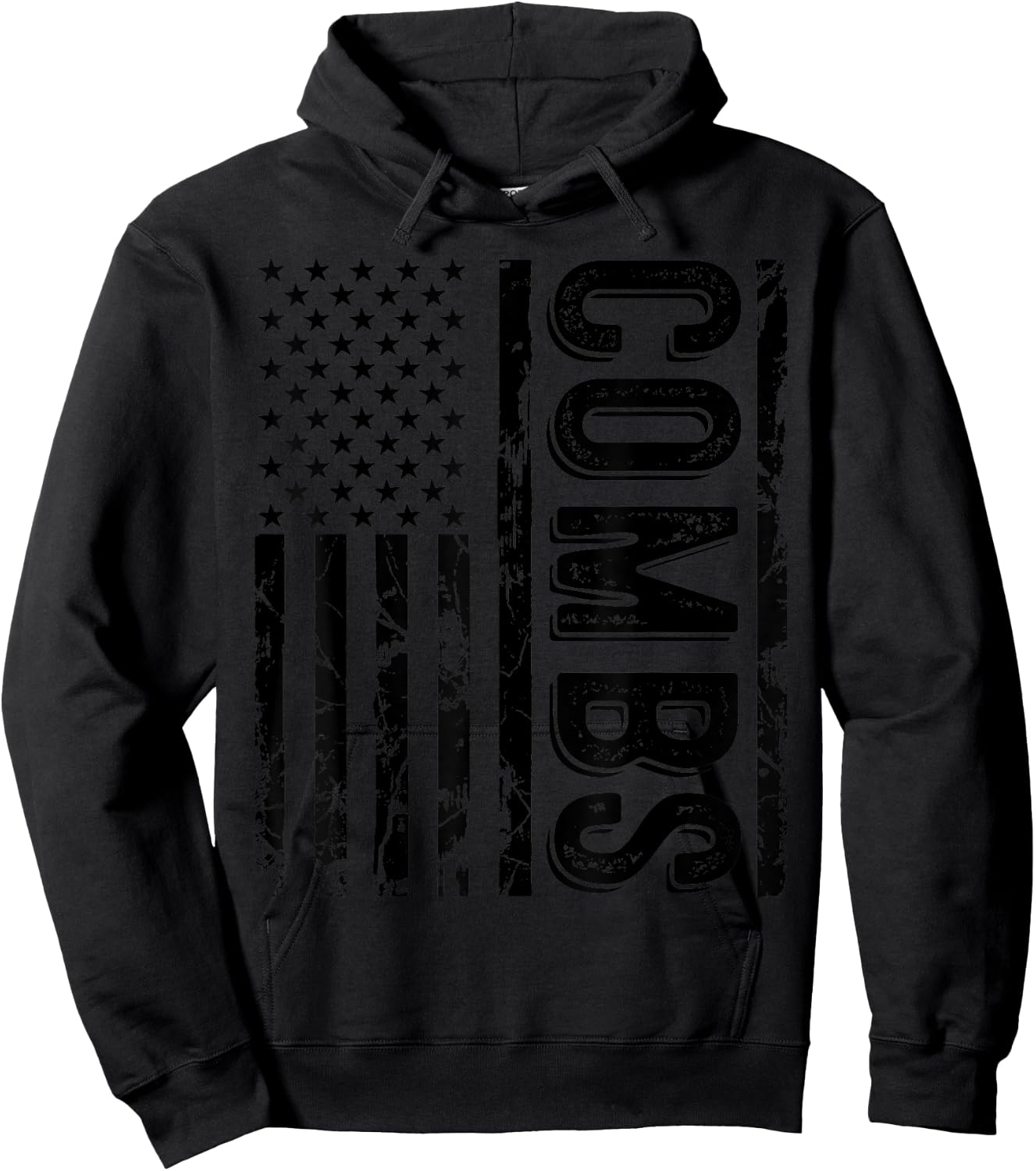 Combs Last Name Funny Surname Team Combs Family Reunion Hoodie - Hoodie | Black