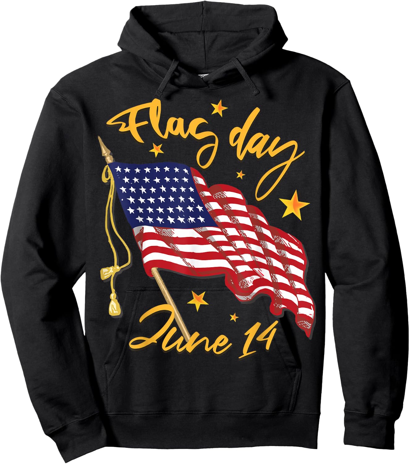 Flag Day - June 14 Hoodie - Hoodie | Black