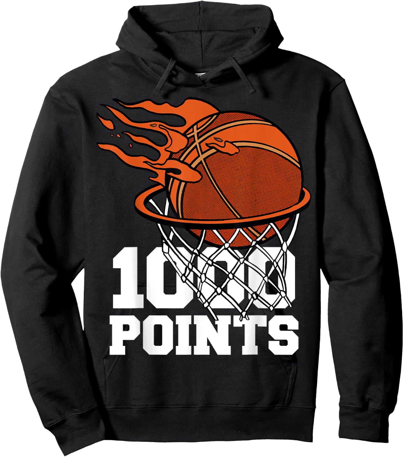1000 Points Basketball Scorer High School Basketball Player Hoodie - Hoodie | Black