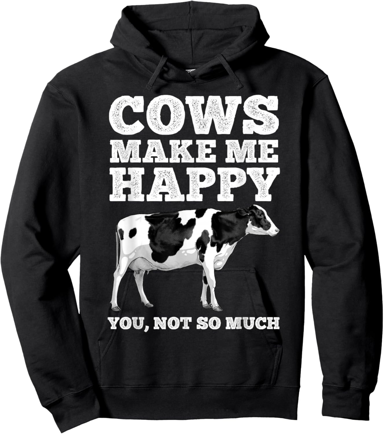 Cool Cow Art Women Farmers & Dairy Lovers Hoodie - Hoodie | Black