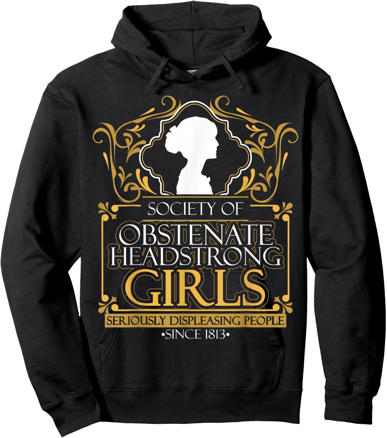 Jane Austen Quote Bookworm Novelist Reading Hoodie - Hoodie | Black