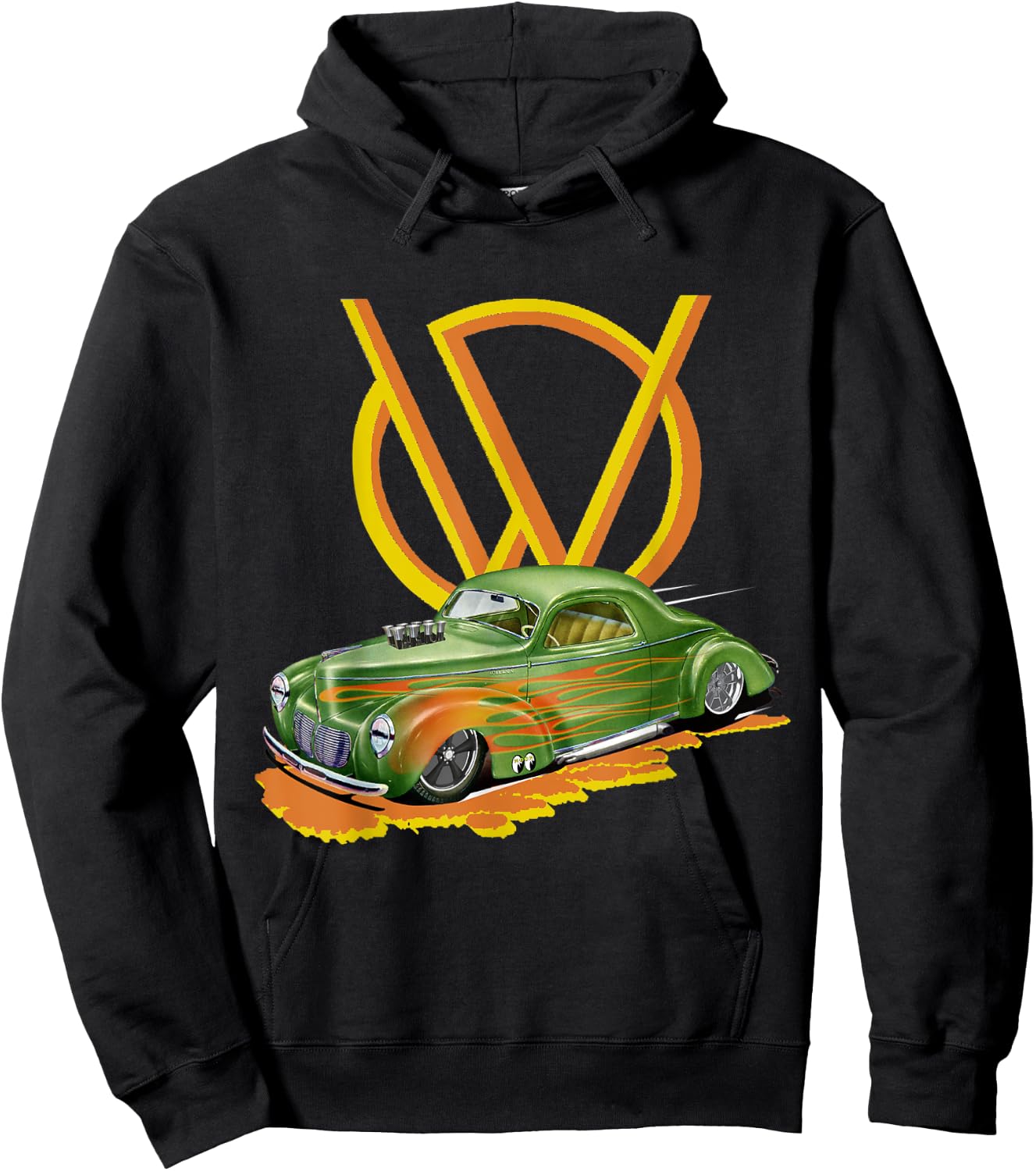 1940 Willys Hot Rod Business Coupe Speedway Model Hoodie - Hoodie | Black