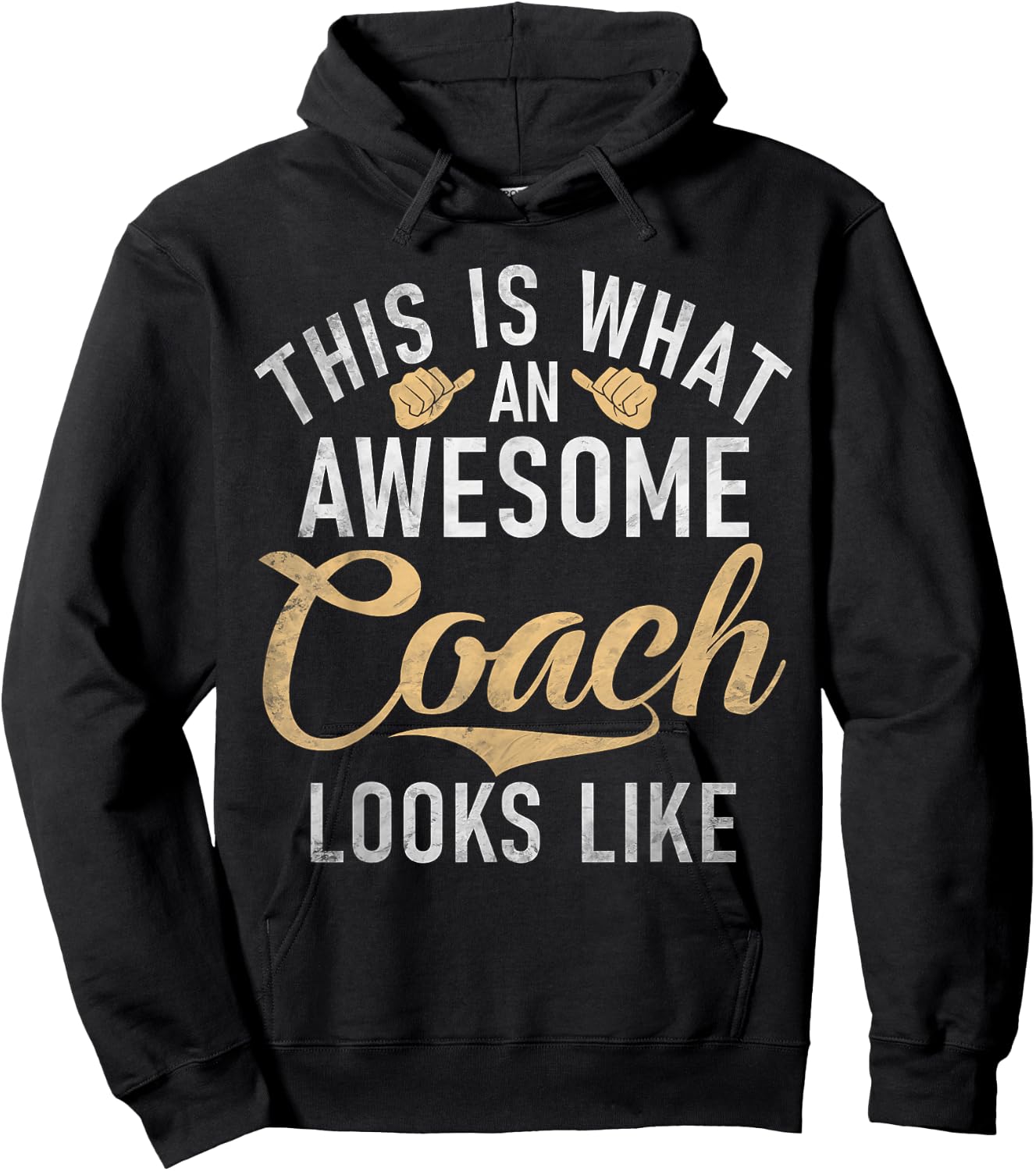 This is what an awesome Coach looks like Sports Coach Hoodie - Hoodie | Black