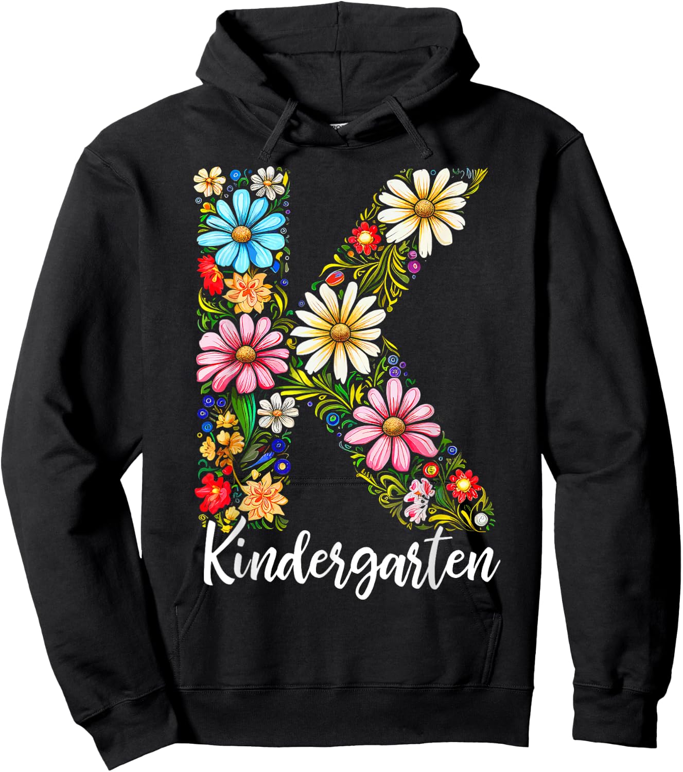Kindergarten Teacher First Day of School Back to School Kids Hoodie - Hoodie | Black