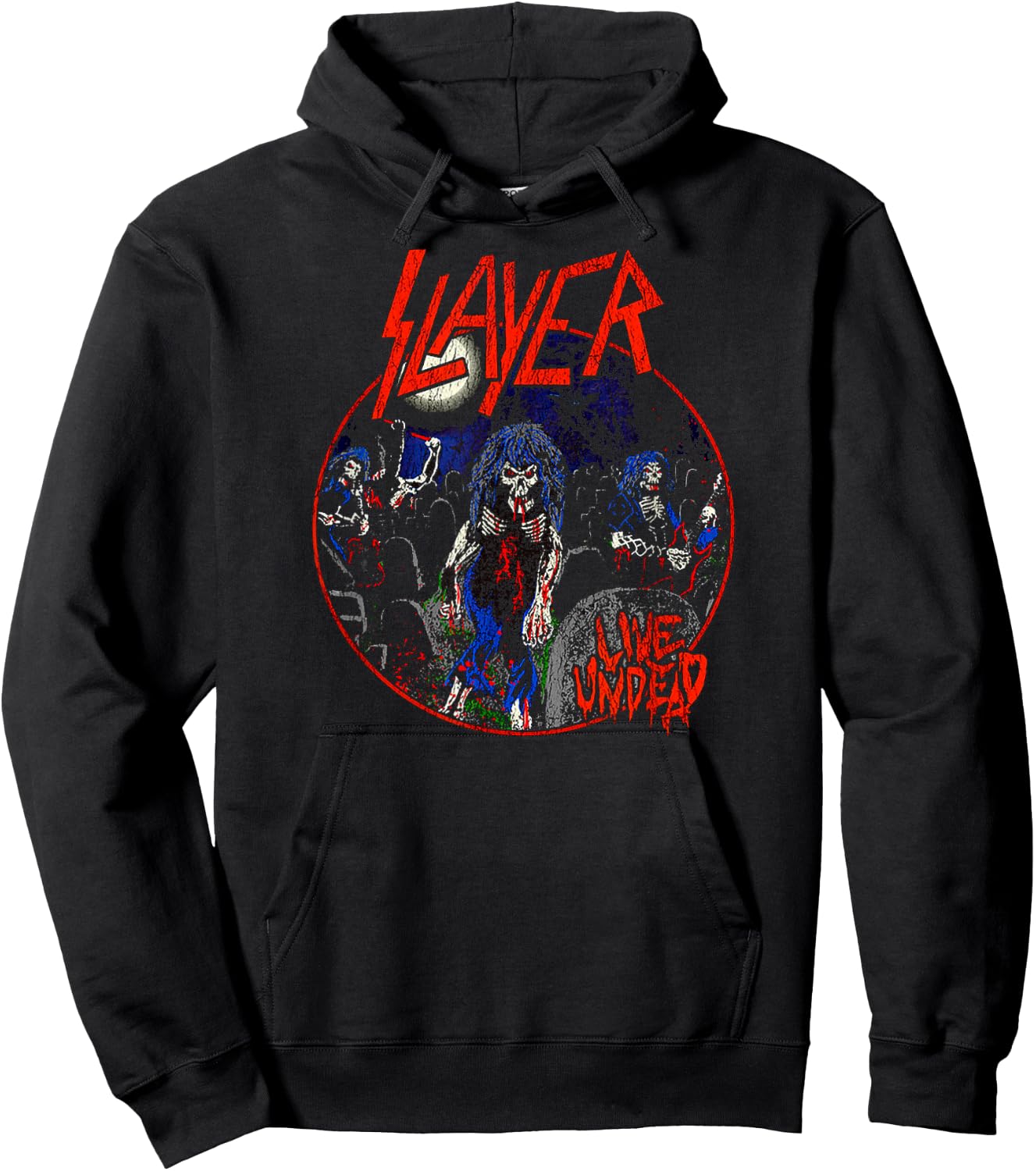 Slayer – 80s Live Undead Hoodie - Hoodie | Black