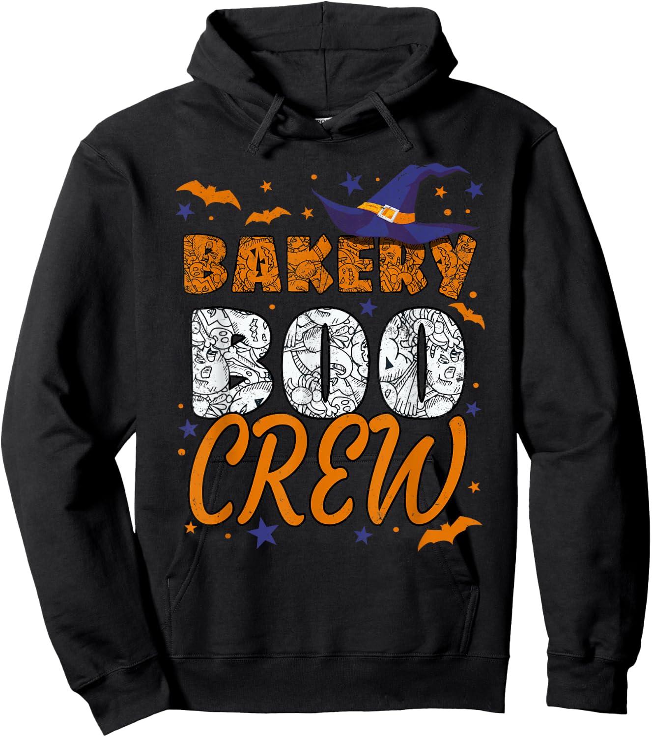 Bakery Boo Crew Halloween Baker Matching Hoodie - Hoodie | Black