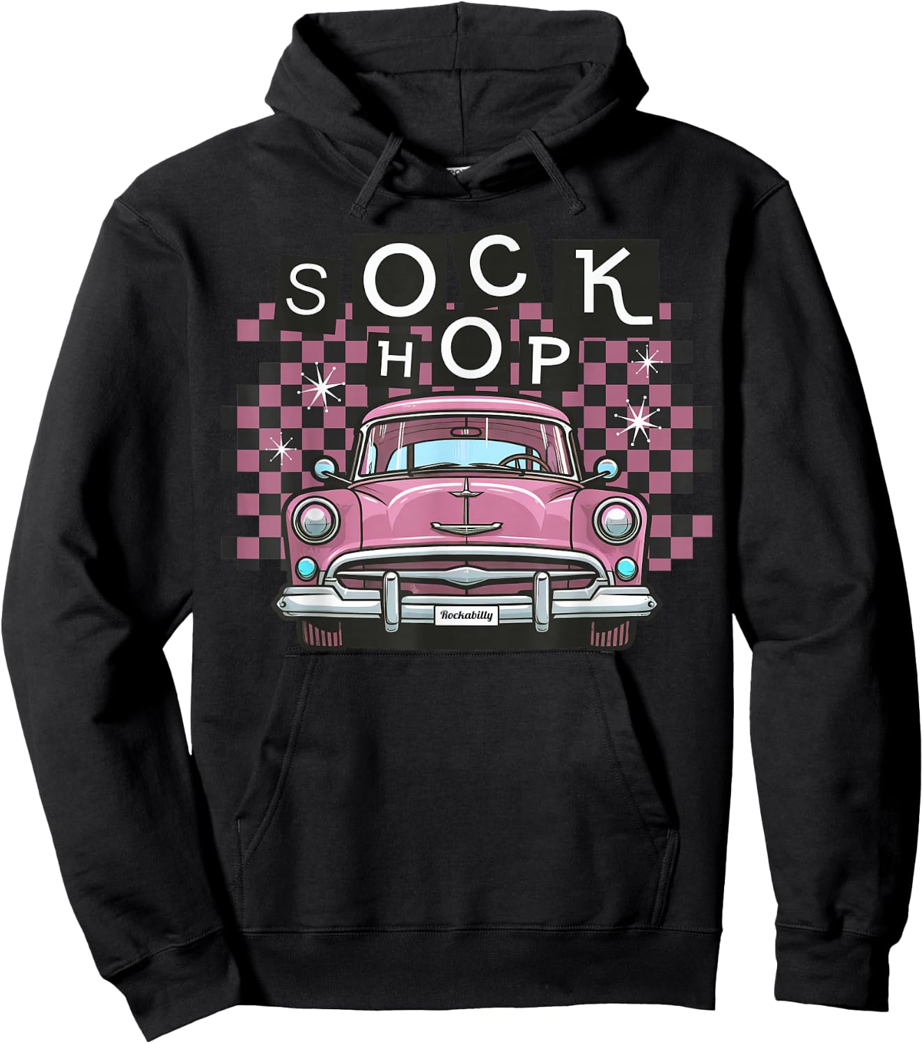 50s Sock Hop Dance Part Retro 1950s Party Doo Wop Rockabilly Hoodie - Hoodie | Black