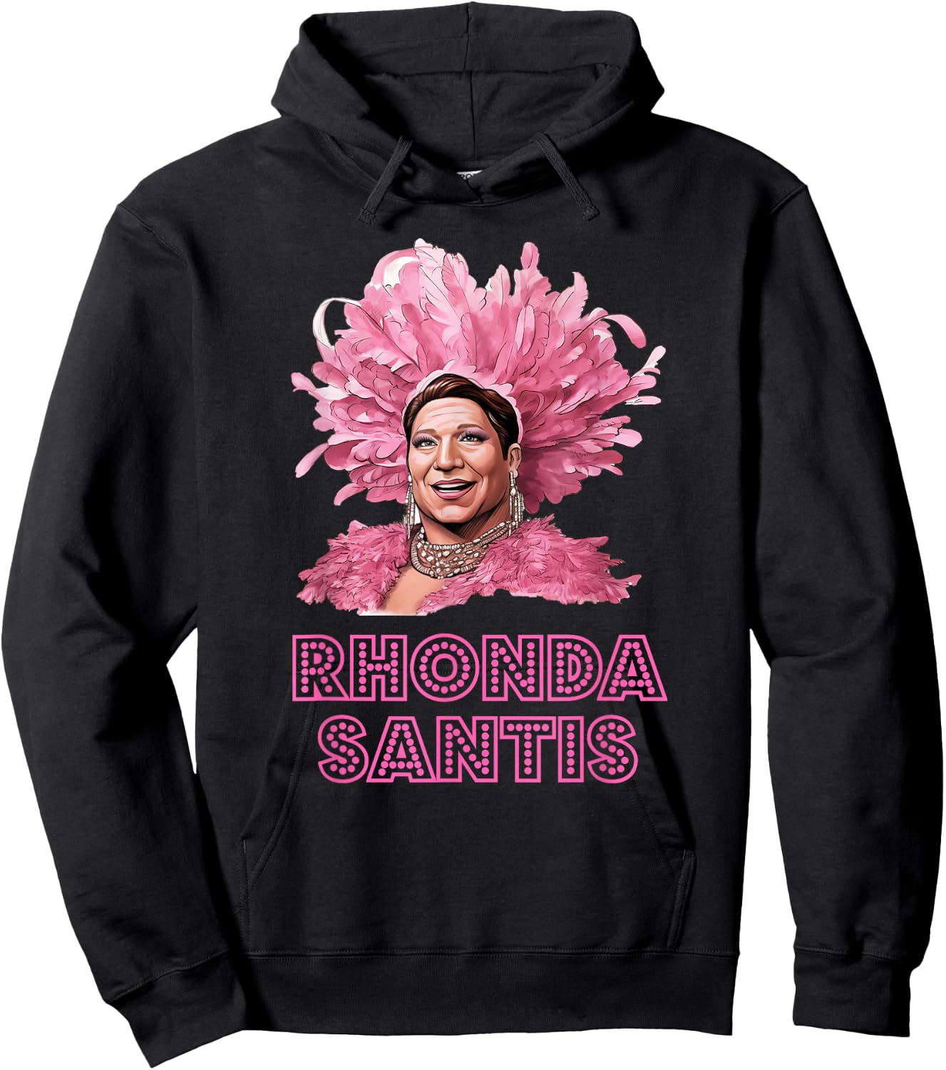 Rhonda Santis Hoodie - Hoodie | Black