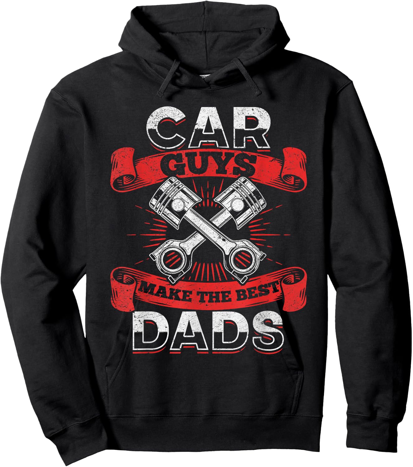 Car Guys Make The Best Dads - Car Mechanic Dad Mechanic Hoodie - Hoodie | Black