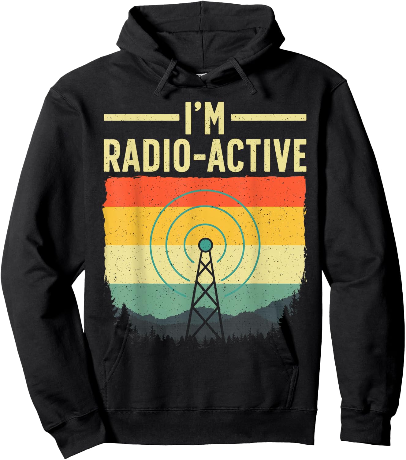 Cool Ham Radio Art Women Ham Operator Amateur Radio Hoodie - Hoodie | Black
