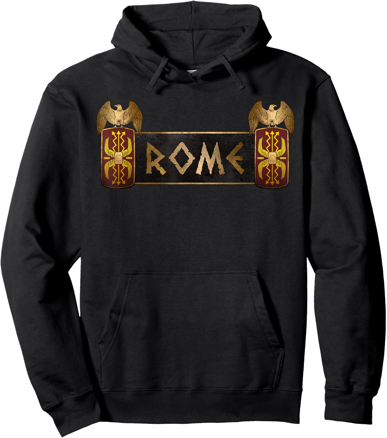 Ancient Roman Army Shields Hoodie - Hoodie | Black