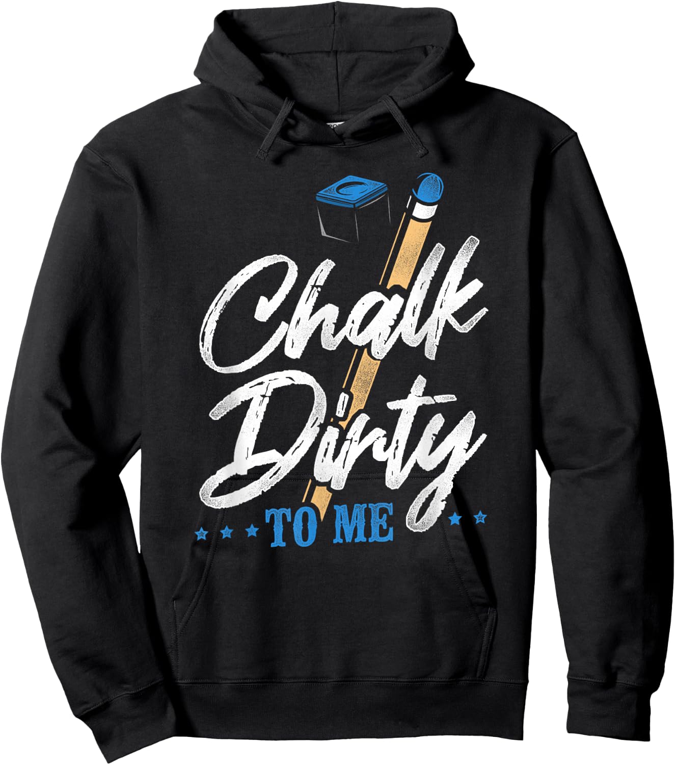 Billiards Pool Player Ball Pun Vintage Chalk Dirty To Me Hoodie - Hoodie | Black