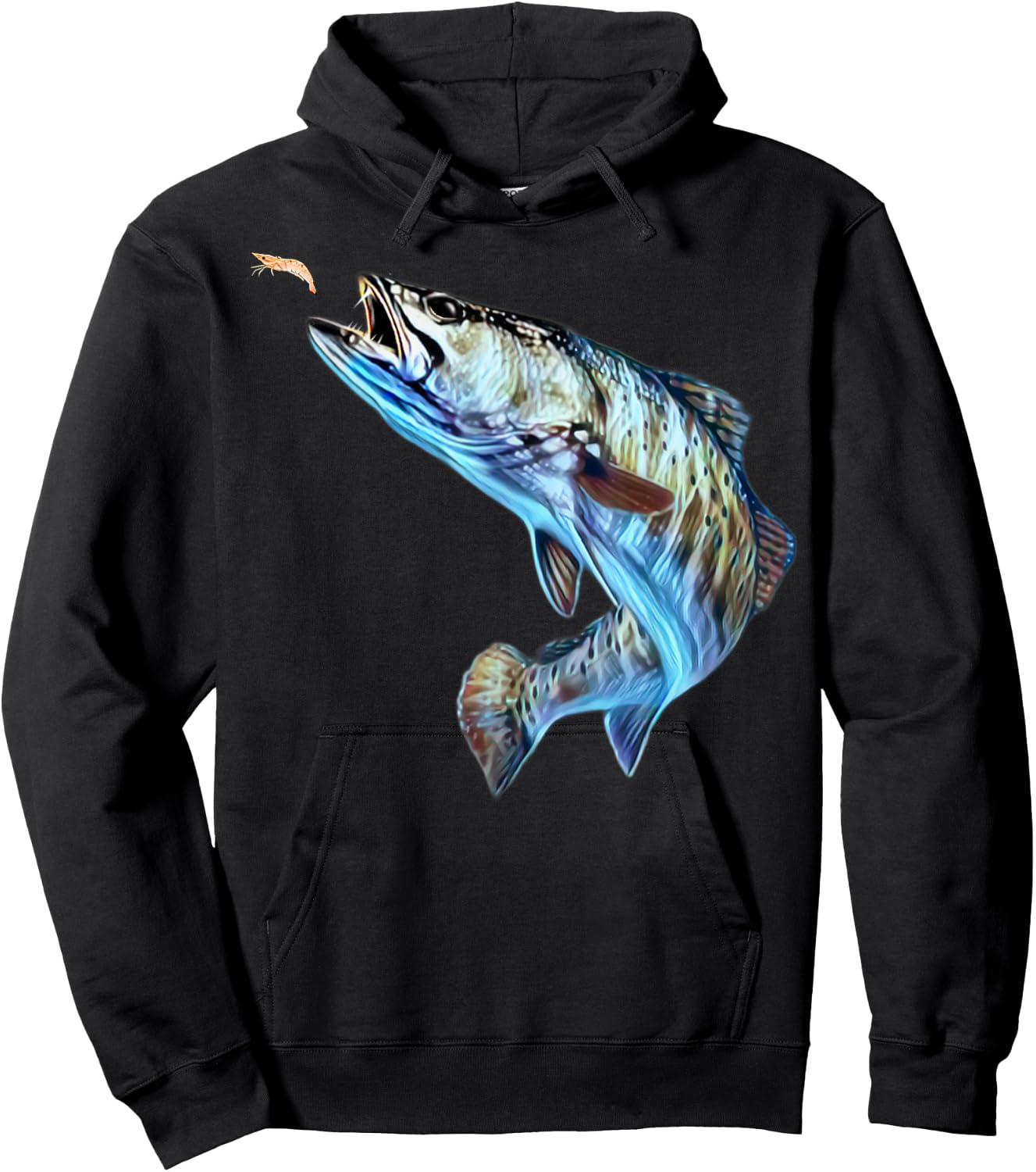 Speckled Trout Fishing - Men, Women & Kids Speckled Trout Hoodie - Hoodie | Black