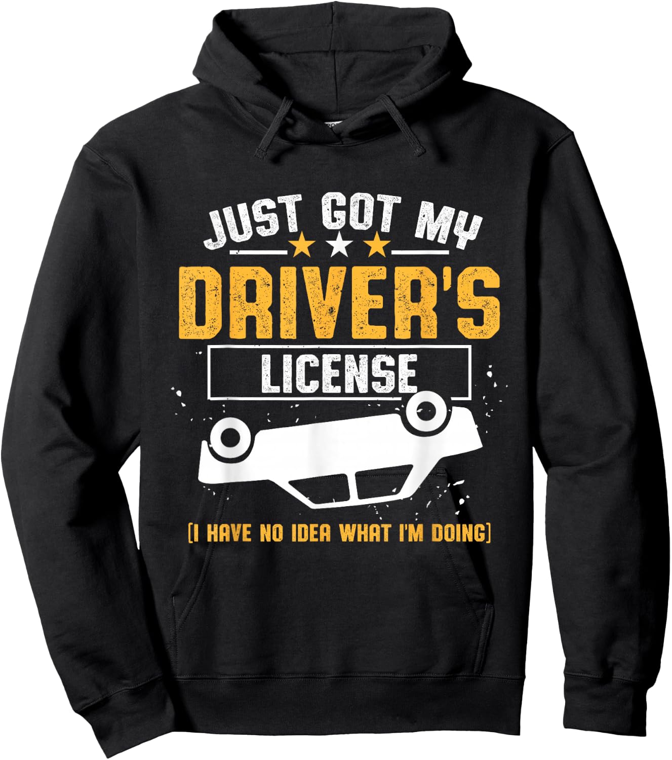 Driving Test Passed New Driver Just Got My Driver's License Hoodie - Hoodie | Black