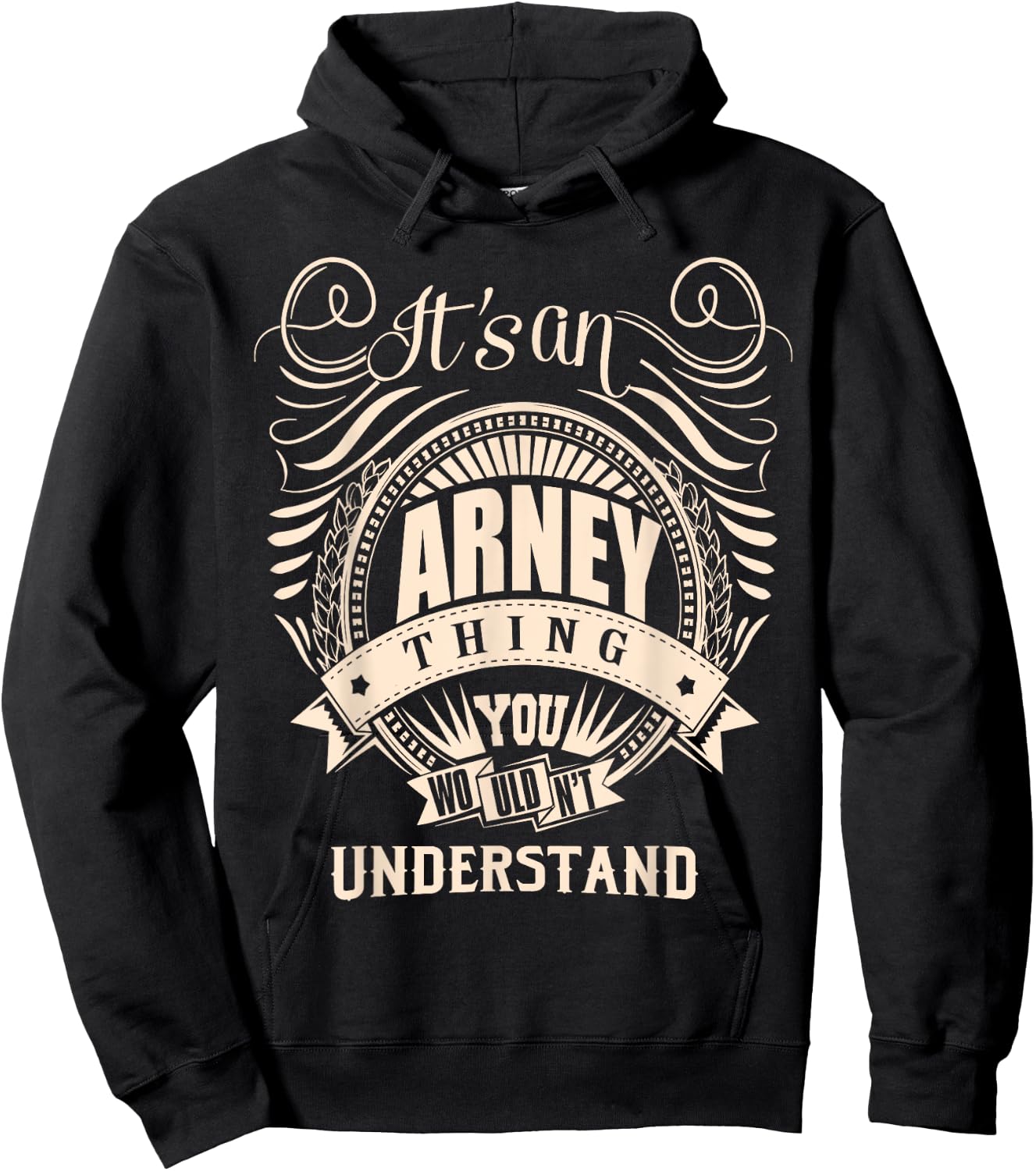 It is an ARNEY Thing Hoodie - Hoodie | Black