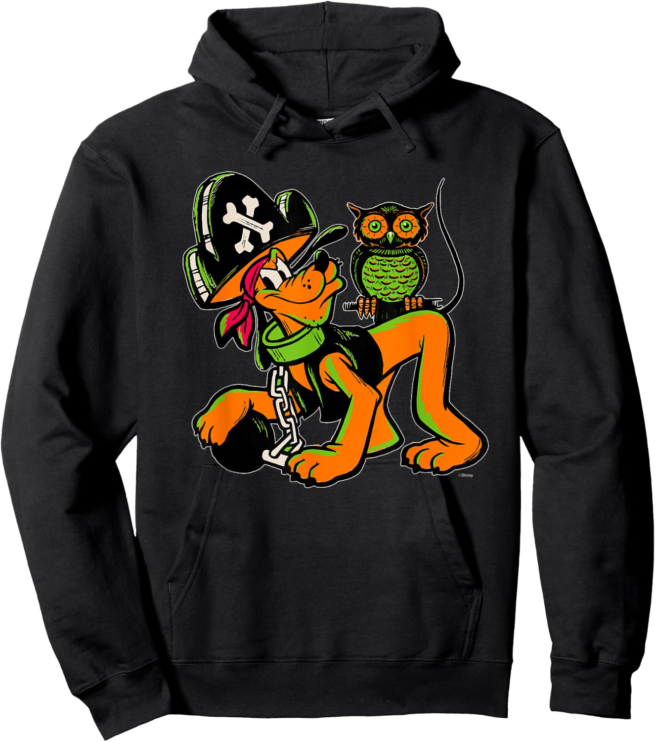Disney 100 Pluto Halloween Classic Pirate Captain Costume Hoodie - Hoodie | Black