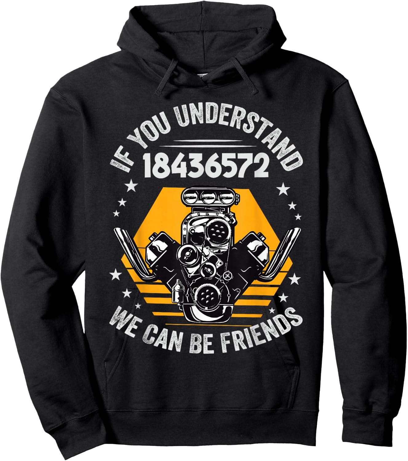 If You Understand 18436572 We Can Be Friends - Funny Hoodie - Hoodie | Black