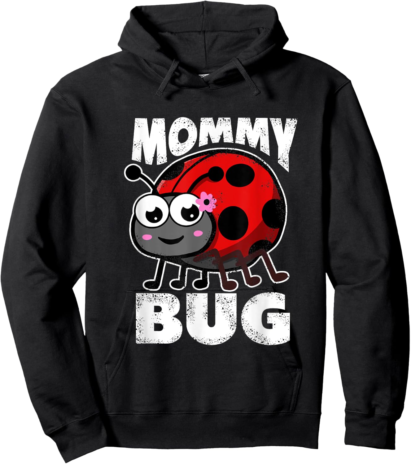 Mommy Bug Ladybug Mother Insects Entomology Hoodie - Hoodie | Black