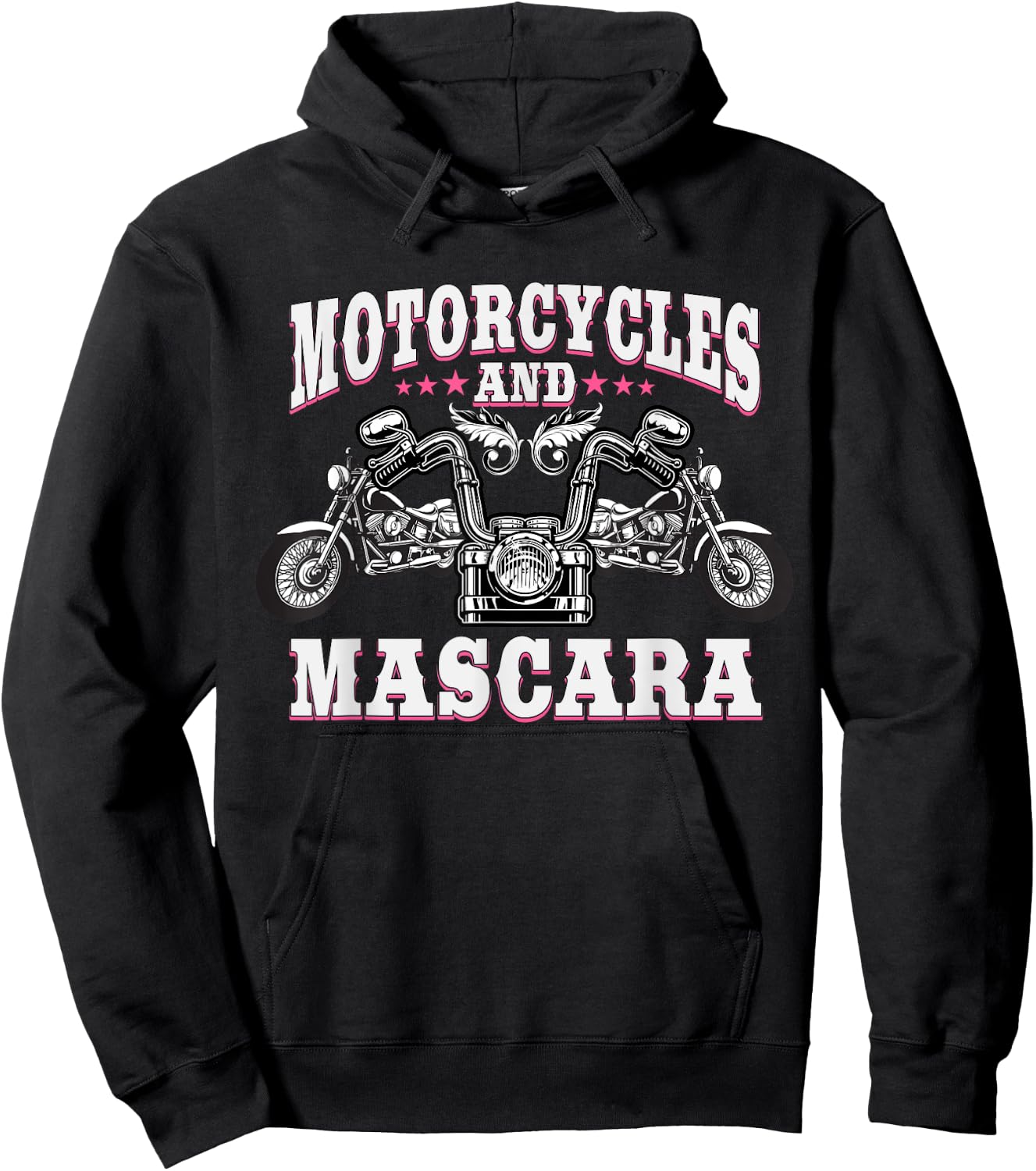 Funny Motorcycle Lover Designs For Girls Women Biker Female Hoodie - Hoodie | Black