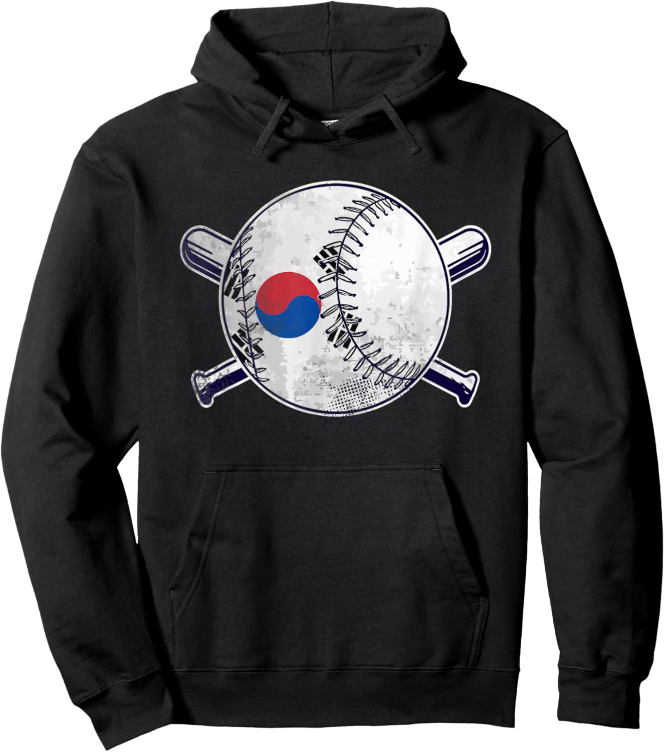 Korean Baseball Sport Korea Baseball Hoodie - Hoodie | Black