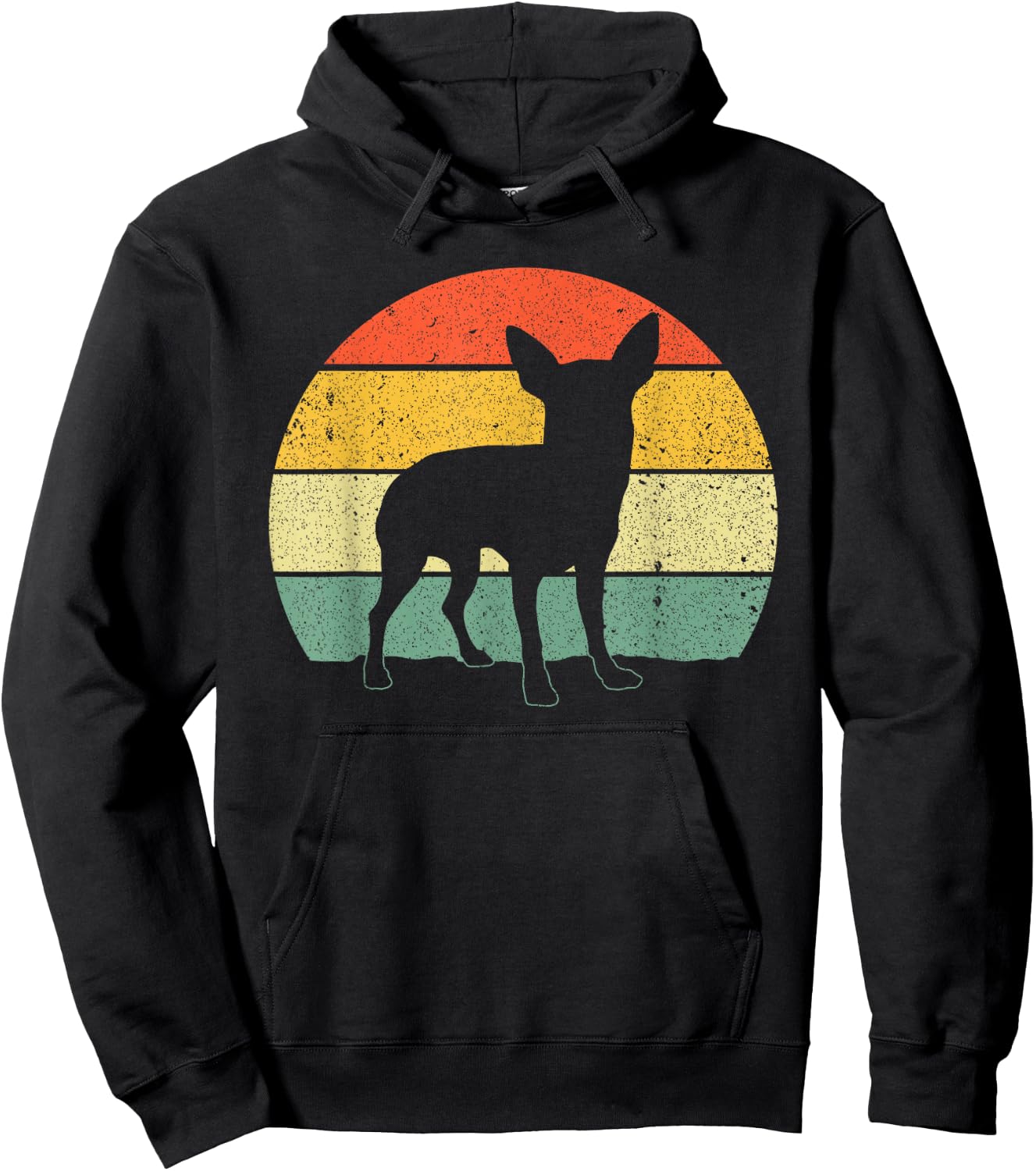 Vintage Chihuahua Design Women Kids Chihuahua Lovers Hoodie - Hoodie | Black
