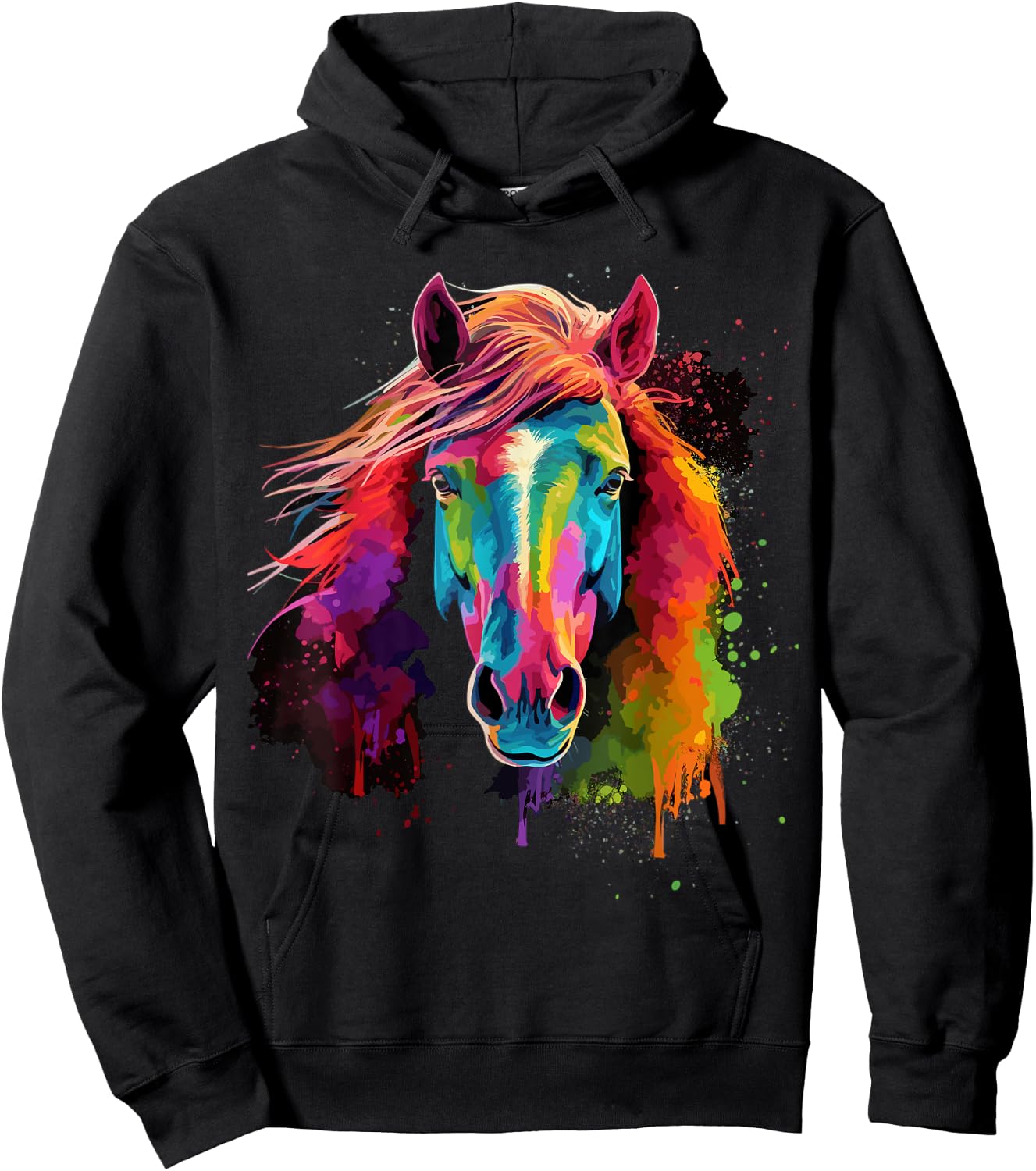 Icelandic Horse Riding Dressage Show Jumping Horse Stable Hoodie - Hoodie | Black