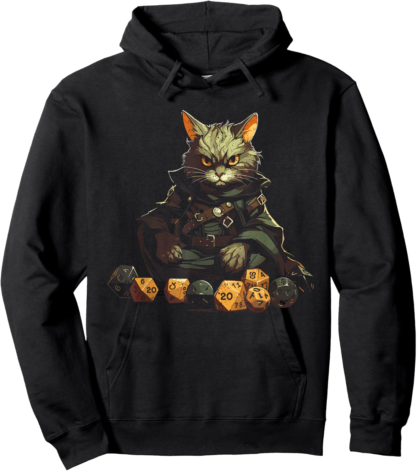 RPG Gaming Role Playing D20 Tabletop Games Funny RPG Gamer Hoodie - Hoodie | Black