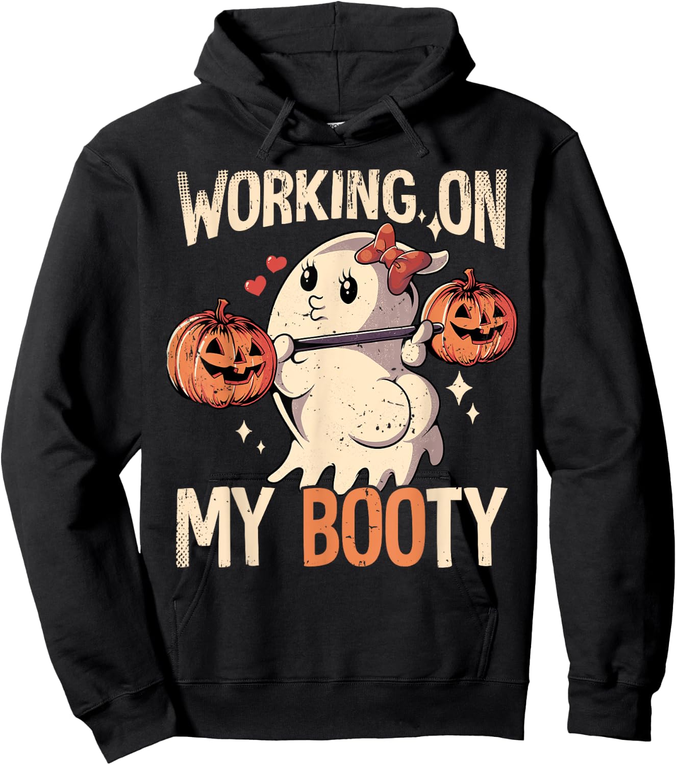 Working On My Booty Hoodie - Hoodie | Black