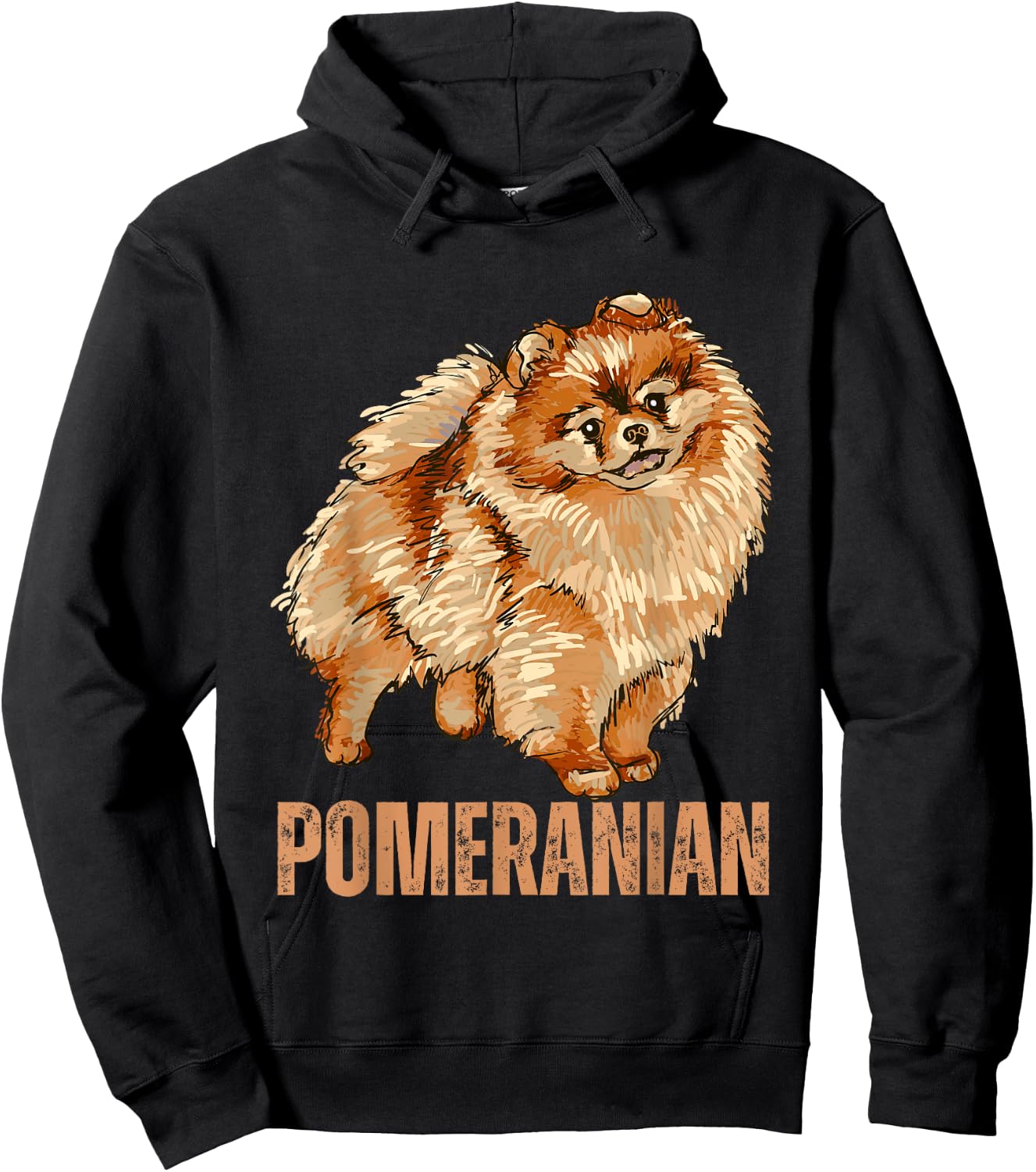 Sarcastic Dog Shirts Co18 Pomeranian Kids Black Small Short Sleeve Hoodie - Hoodie | Black