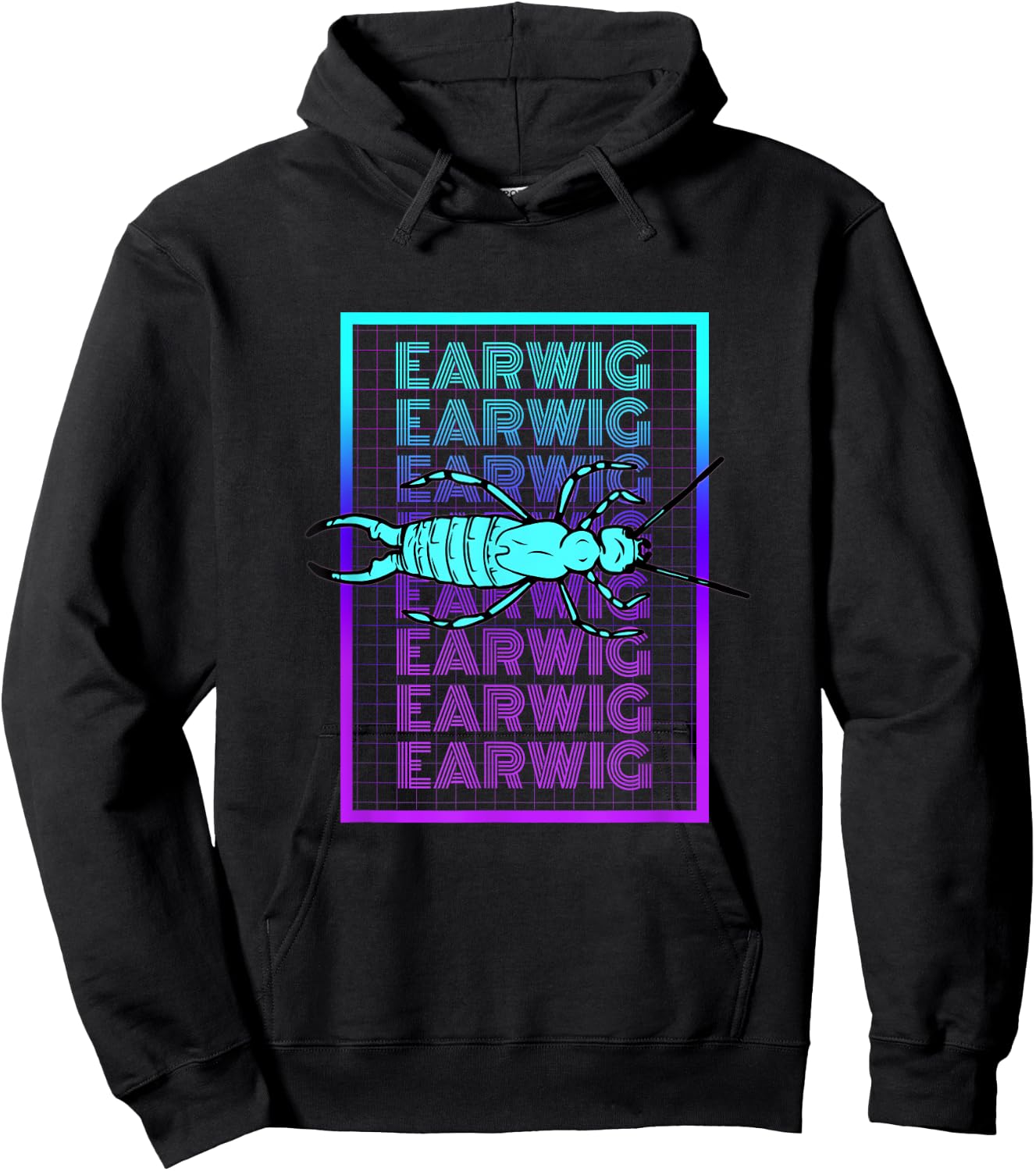 Earwig Scavenger Vintage Retro Earwig Hoodie - Hoodie | Black