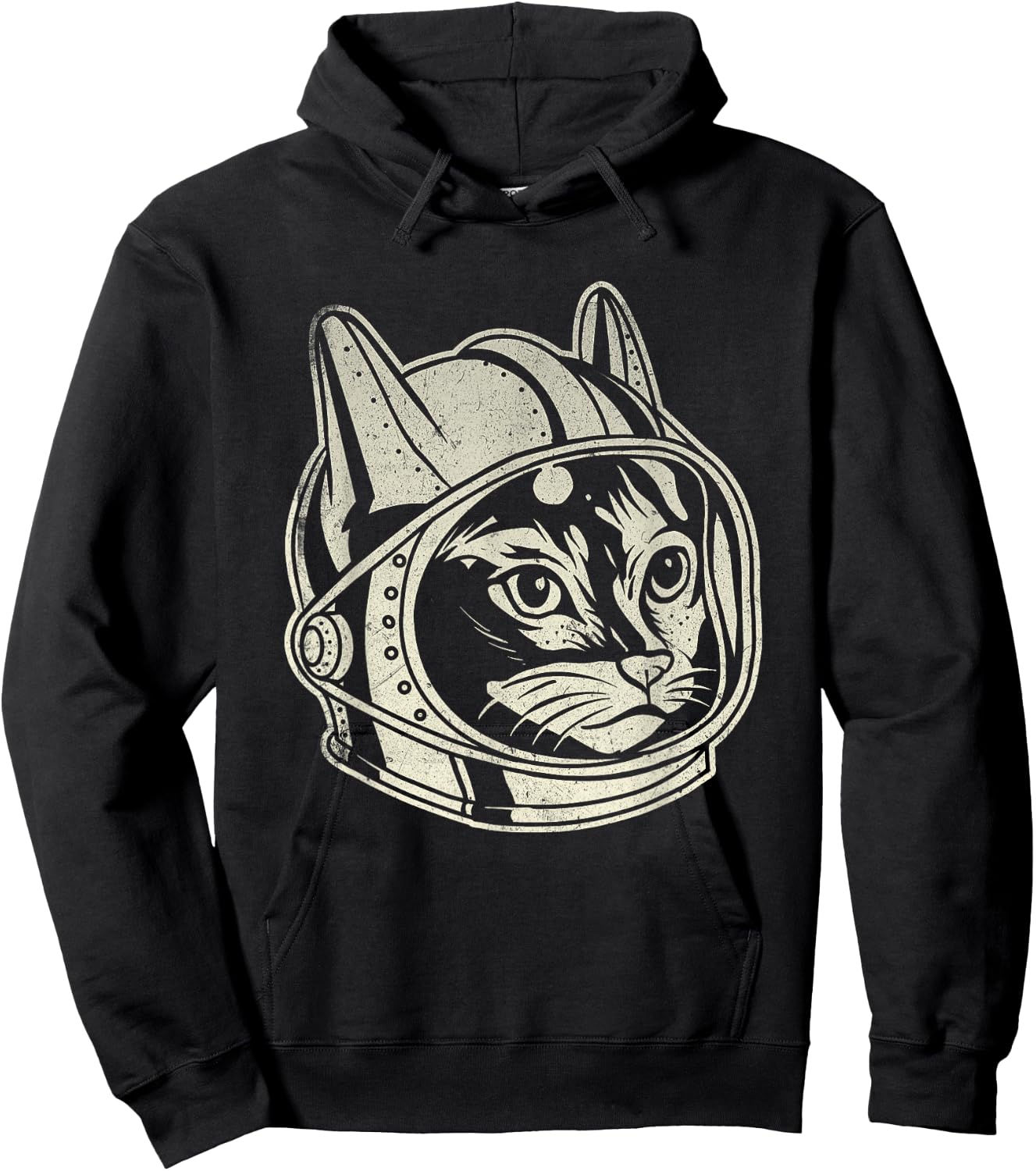 Astronaut Cat - Galaxy Animal Lover Pet Owner Veterinarian Women Kids Hoodie - Hoodie | Black