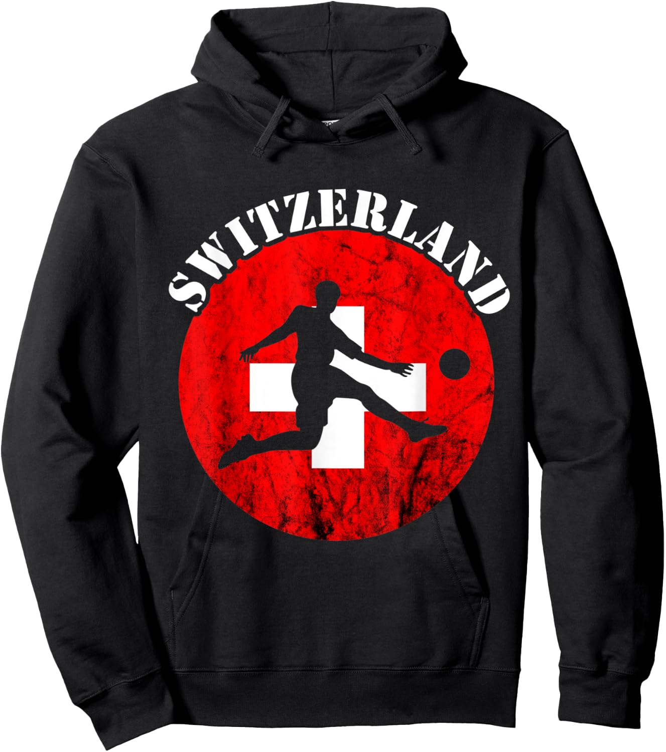 Switzerland Flag Swiss Football Team Swiss Flag Swiss Pride Hoodie - Hoodie | Black
