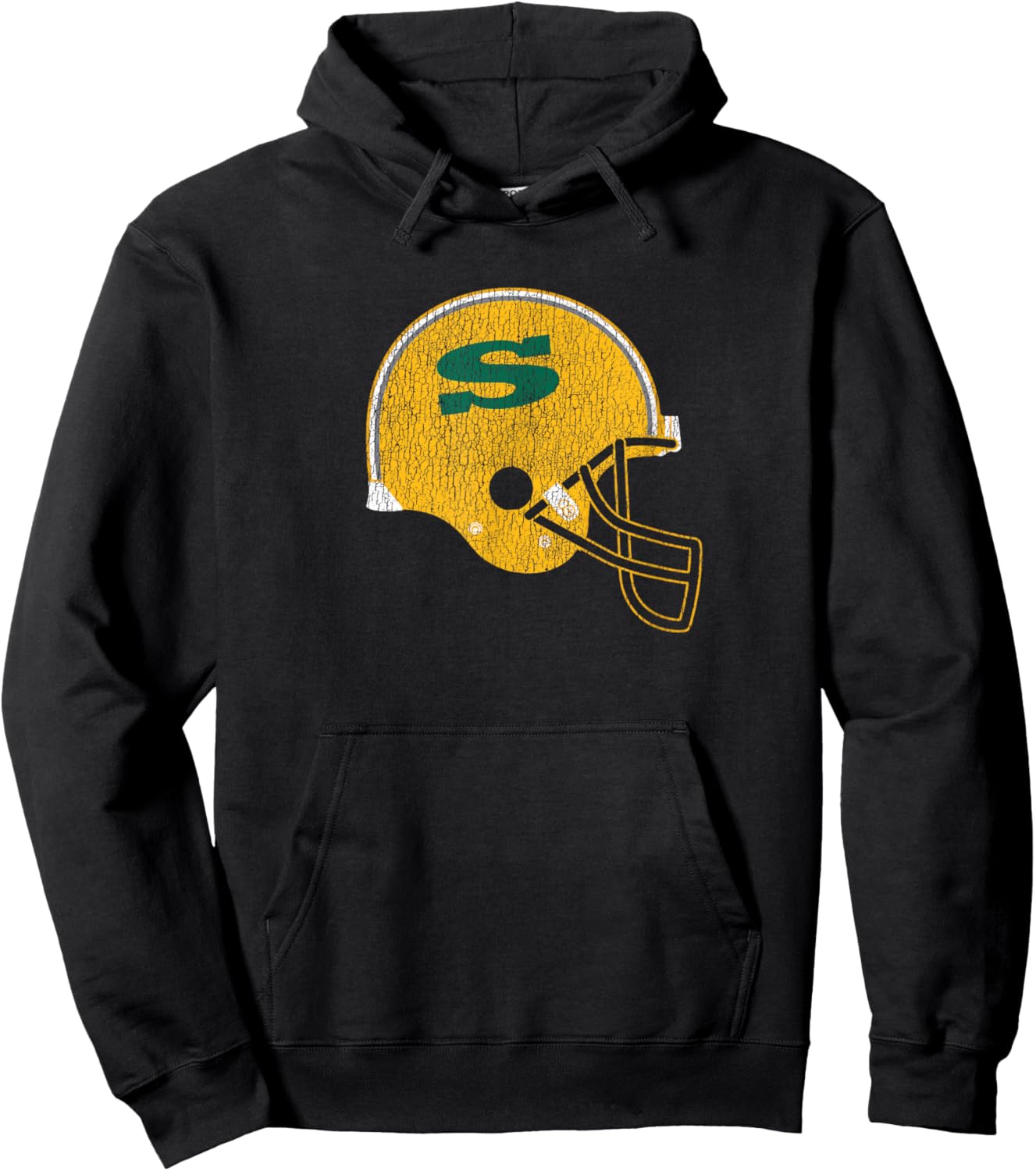 Siena College Throwback Football Helmet Vintage 80s Hoodie - Hoodie | Black