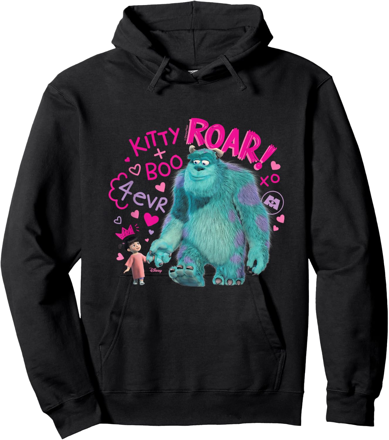 Monsters Inc - Kitty & Boo 4Evr Hoodie - Hoodie | Black