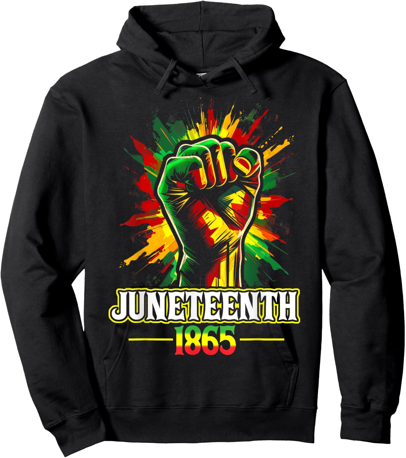 Juneteenth 1865 Black History African American Freedom Hoodie - Hoodie | Black