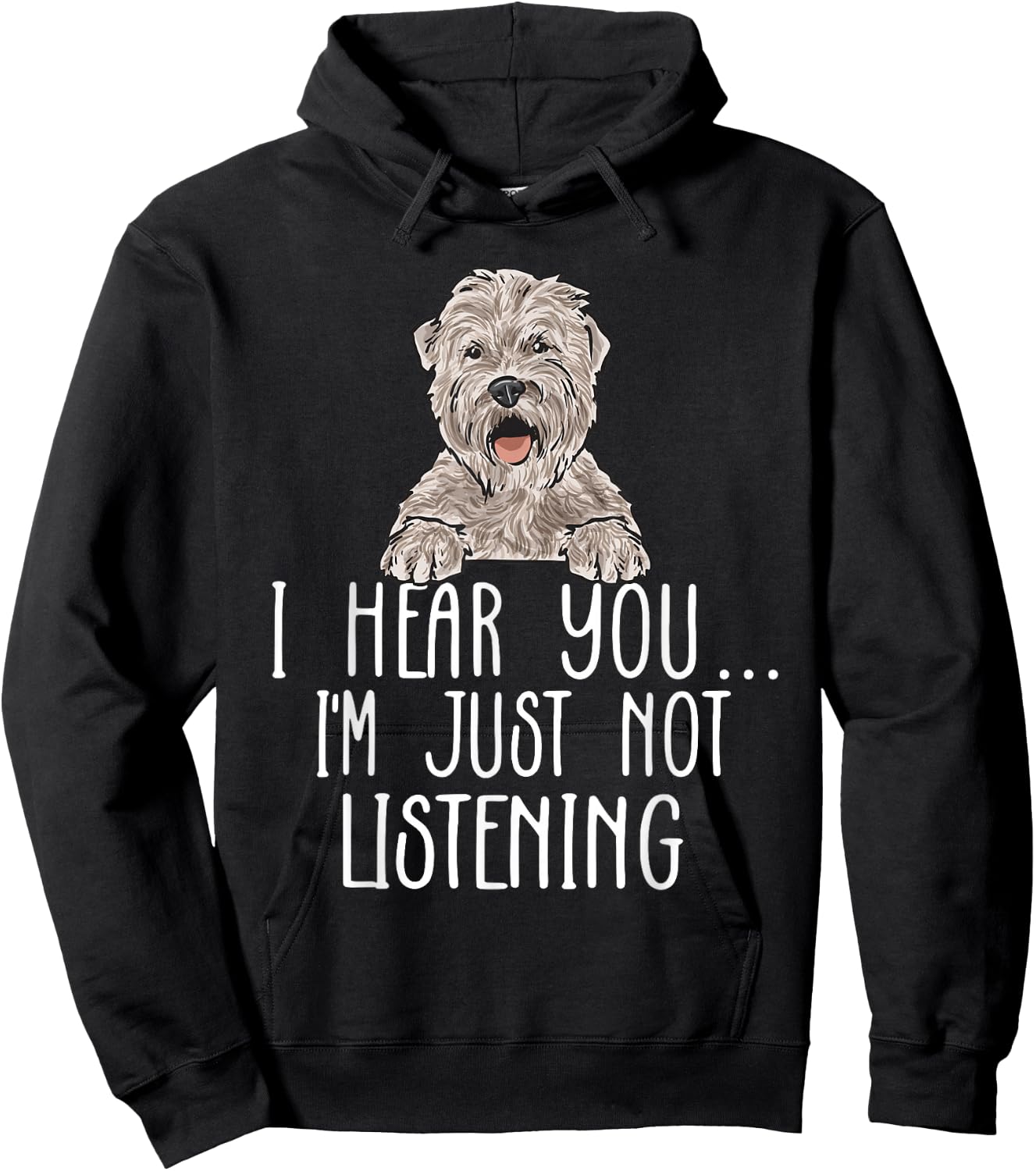 Wheaten Terrier Soft Coated Wheaten Terrier Hoodie - Hoodie | Black