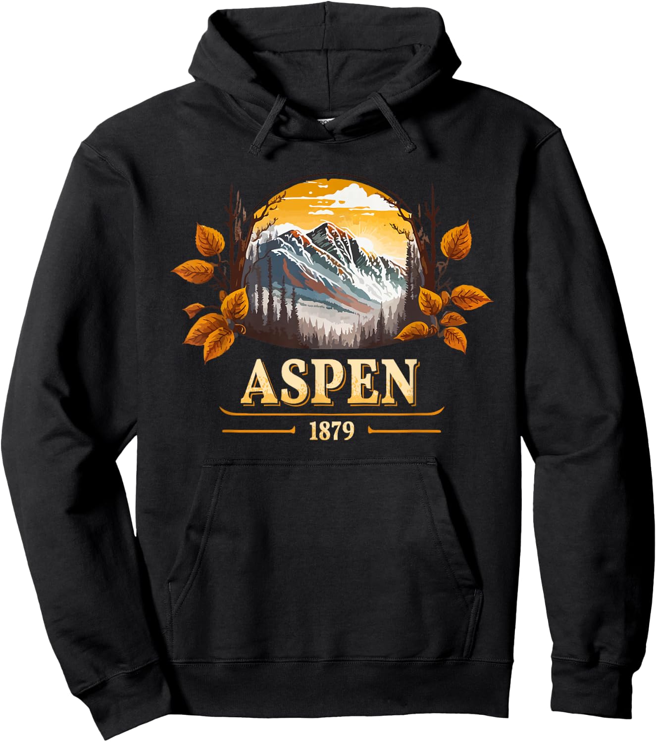 Aspen Colorado Hoodie - Hoodie | Black