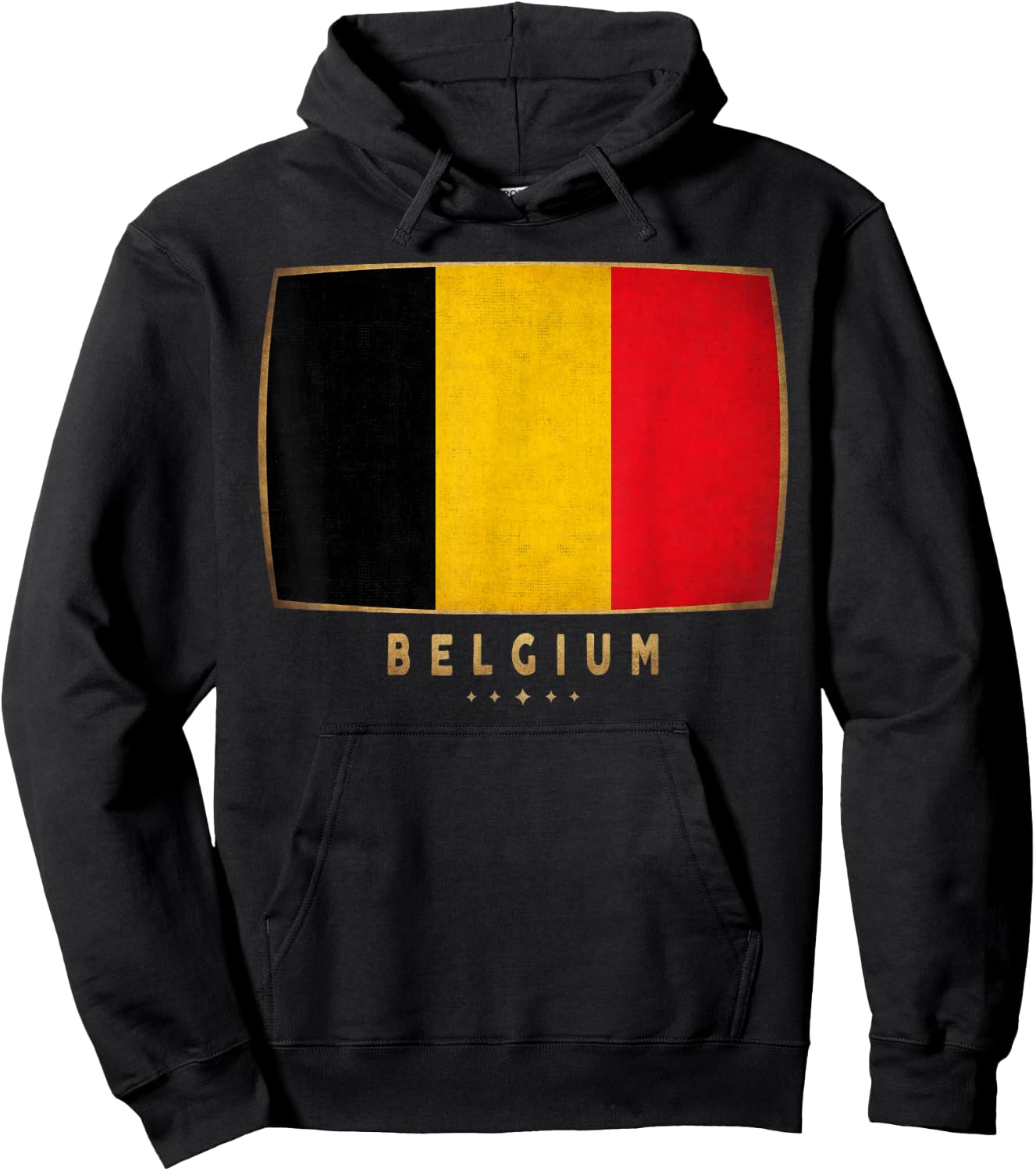 Belgium Flag - Funny Belgium Jersey Women Kids Hoodie - Hoodie | Black