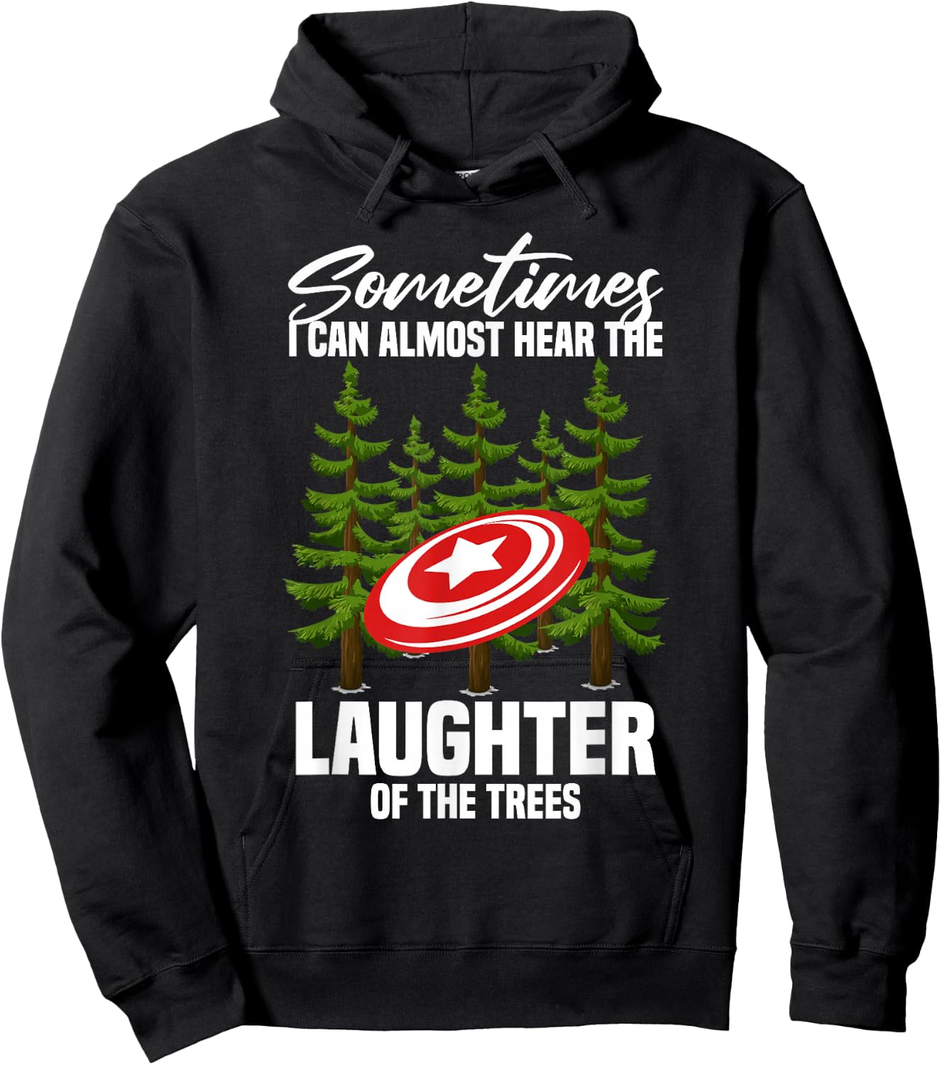 Funny Frisbee Golf Disc Golf Hoodie - Hoodie | Black